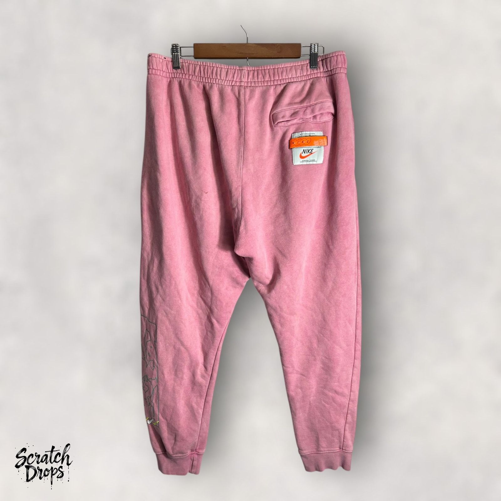Nike Nike Women's Pink Jogger Pants Size XL Comfy Athletic Lounge Size 34" / US 12 / IT 48 - 3 Thumbnail