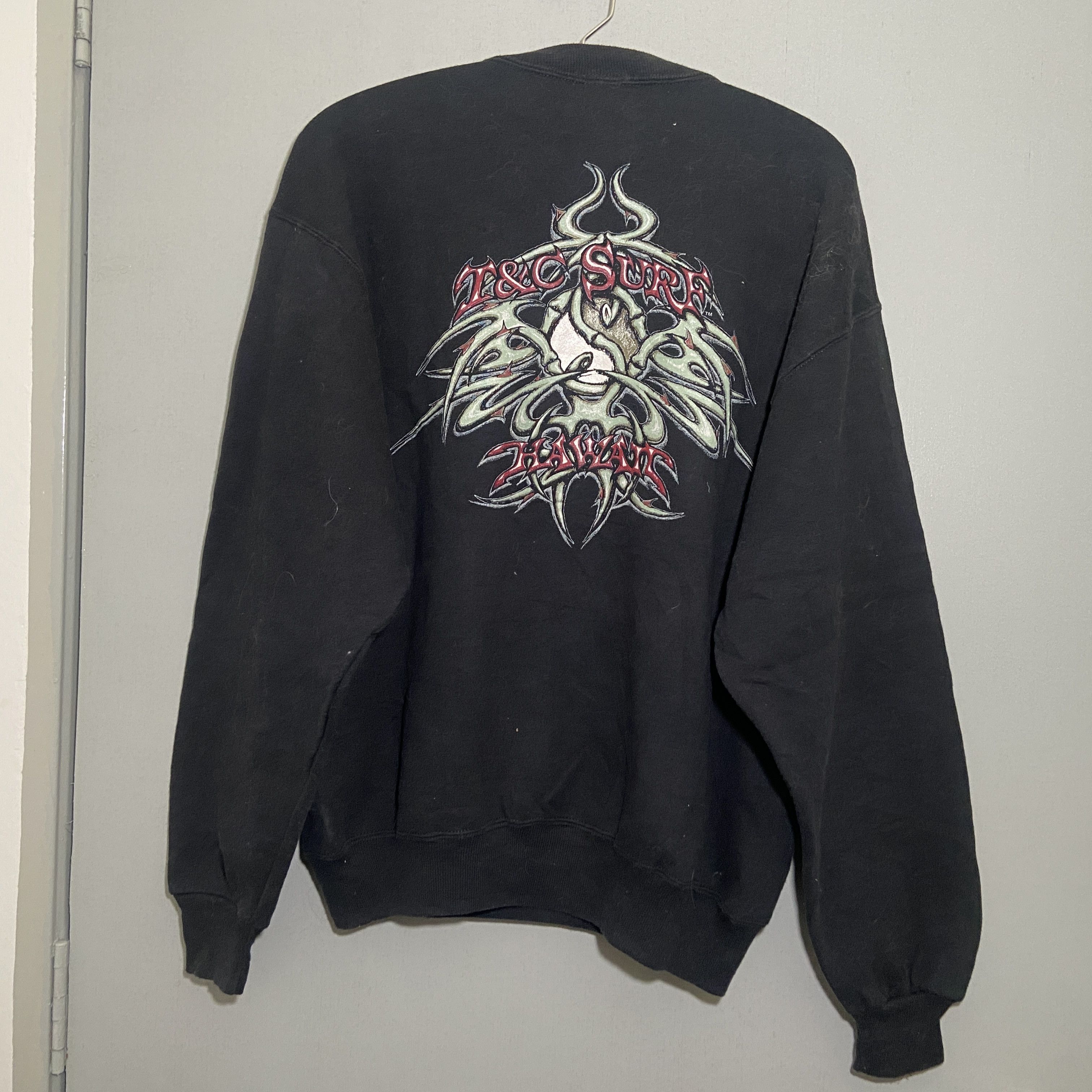 Vintage VTG 90’s T&C Surf Hawaii Made In USA Crewneck Sweatshirt Size US M / EU 48-50 / 2 - 1 Thumbnail