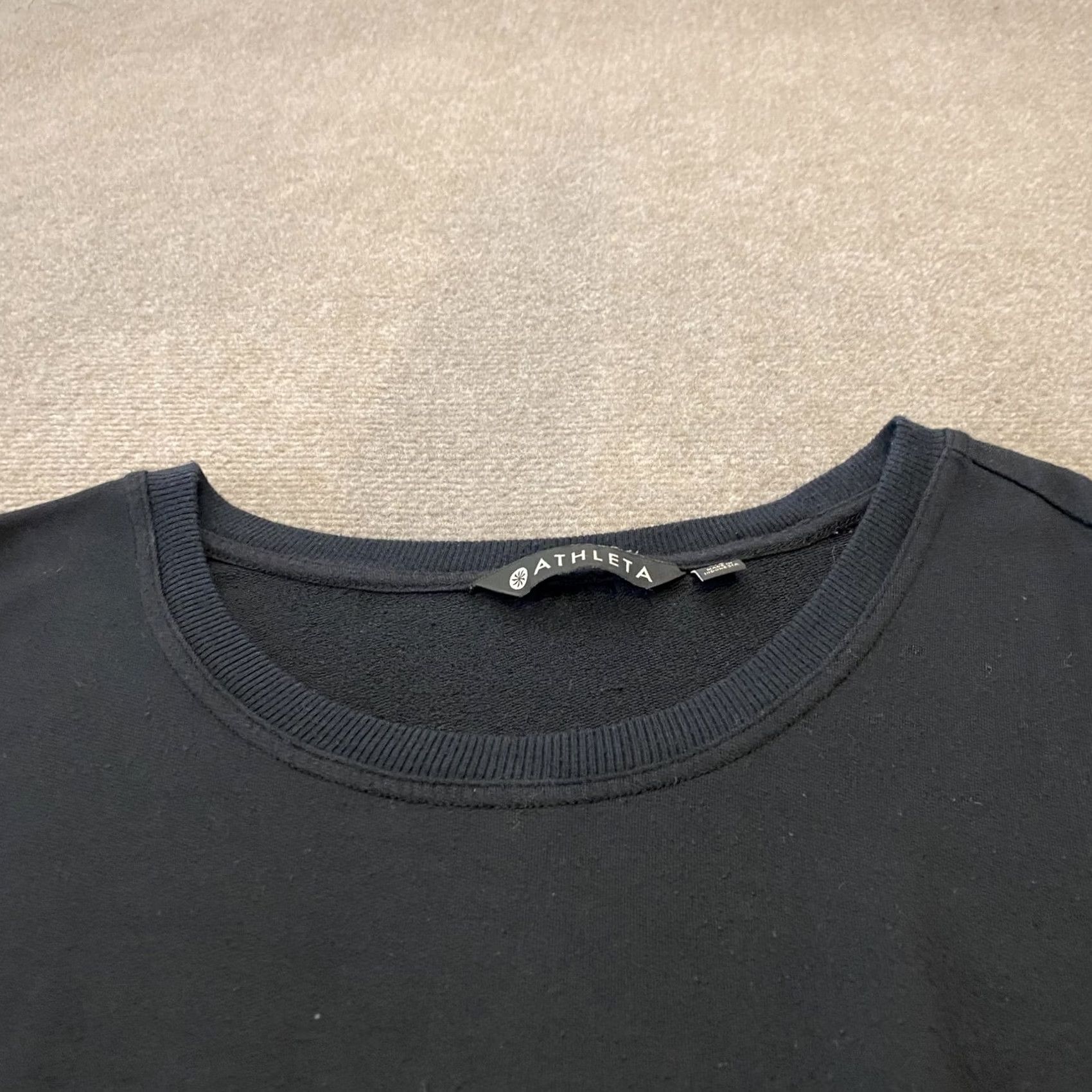 Athleta Athleta Shirt Womens XL Black Twist Front Long Sleeve Modal Blend Athleisure Top Size XL / US 12-14 / IT 48-50 - 2 Thumbnail
