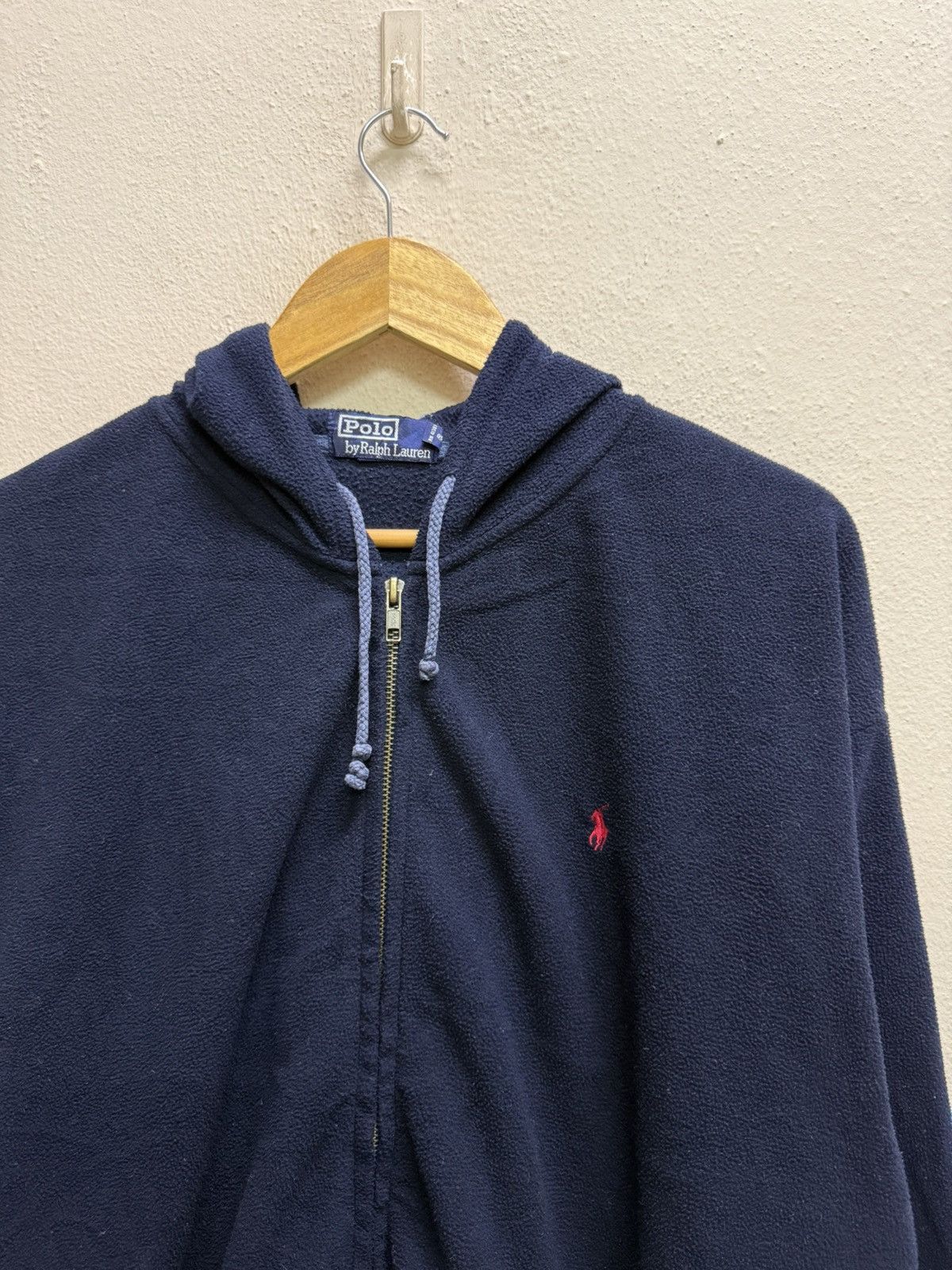 Polo Ralph Lauren Vintage Polo Ralph Lauren Small Pony Fleece Zip Up Sweater Size US XL / EU 56 / 4 - 18 Thumbnail