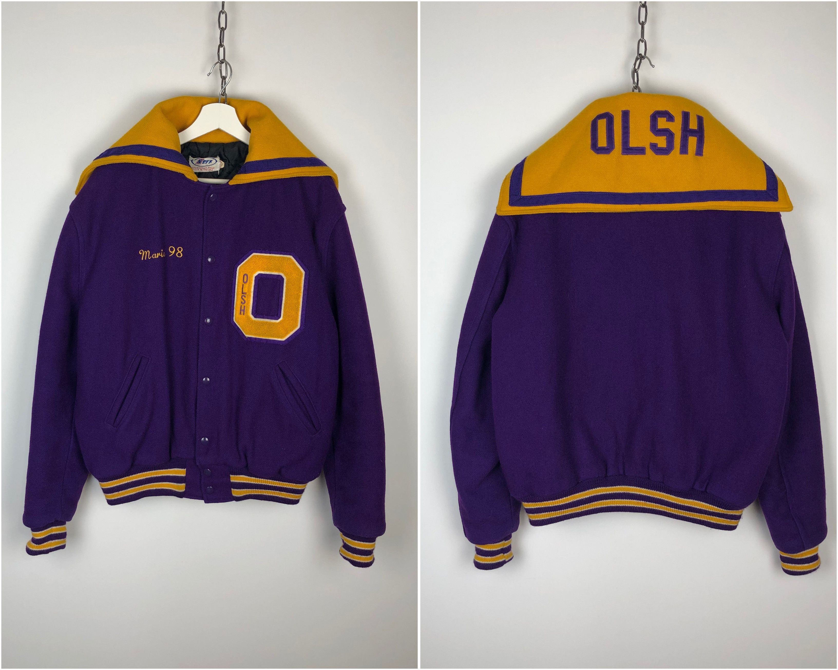 Vintage NEFF OLSH Jacket Purple size L