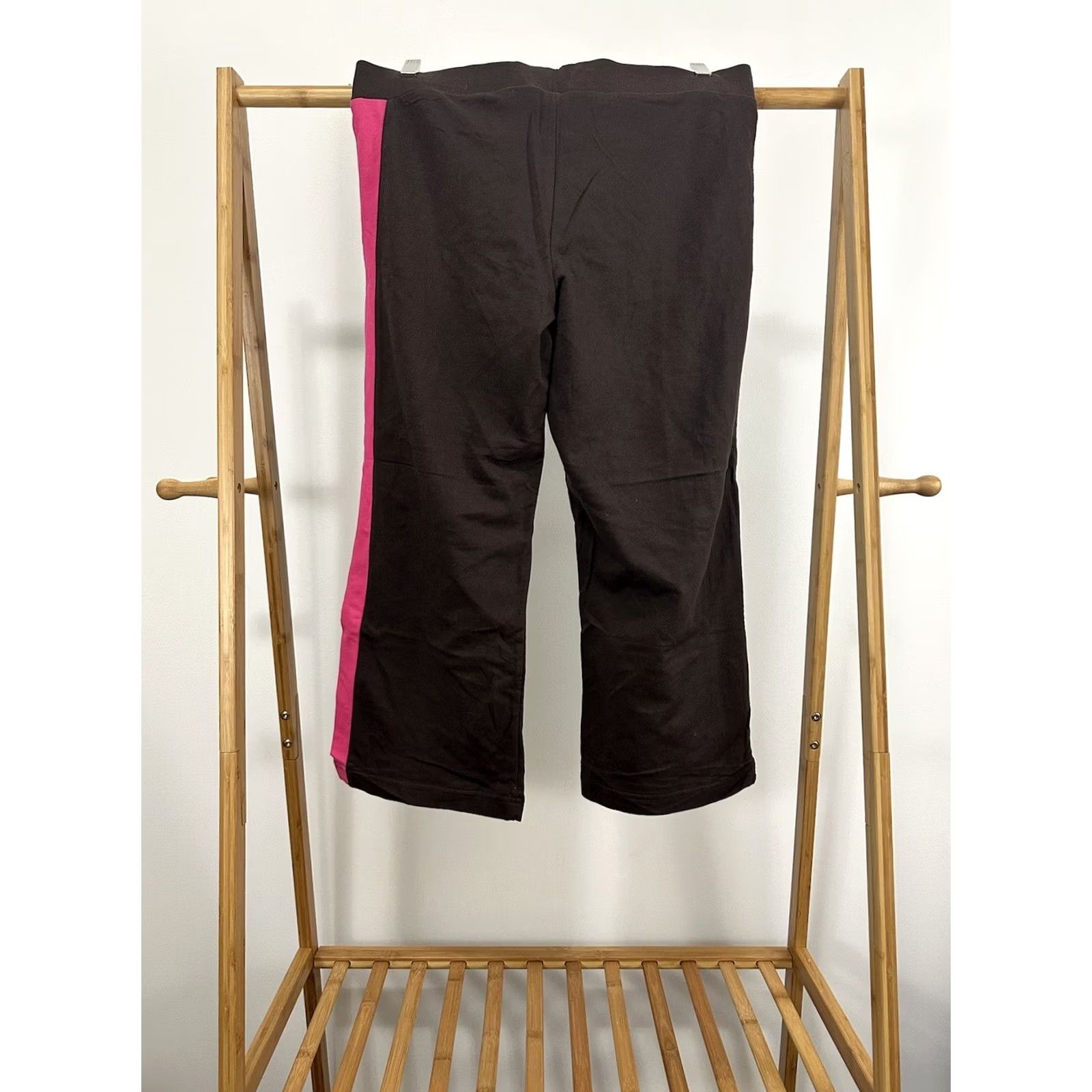 Nike NWT Nike Y2K Women's Low Rise Flared Pants Size M Striped Pink Brown Ankle 90s ? Size 32" / US 10 / IT 46 - 2 Thumbnail