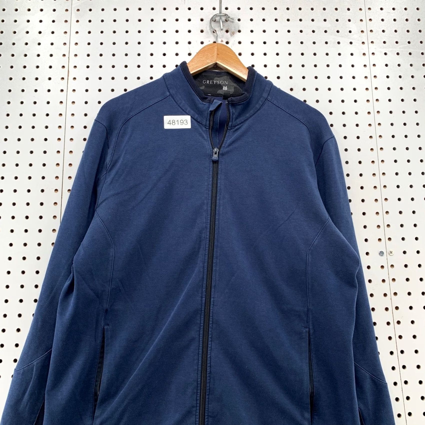 Vintage Greyson Golf Jacket Mens Large Blue Fleece Active Preppy Casual Size US L / EU 52-54 / 3 - 4 Thumbnail