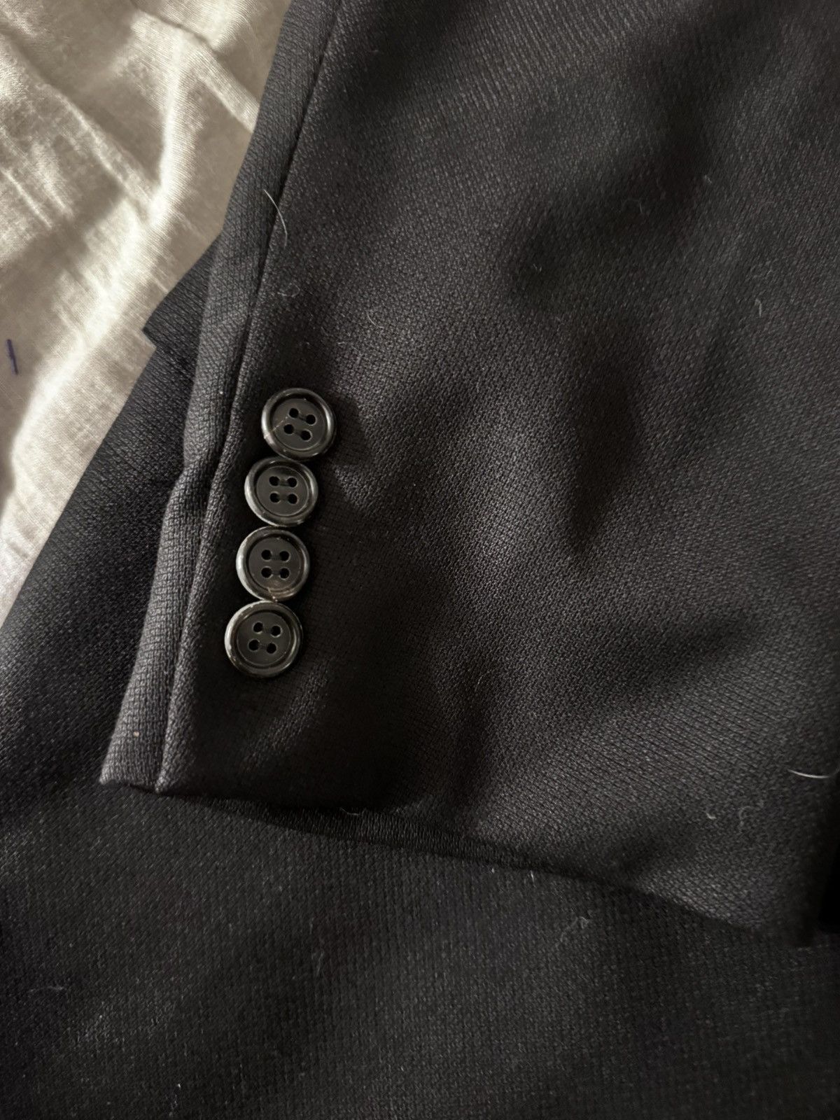 Ermenegildo Zegna Ermenegildo Zegna Black Sport Coat – 44R – 100% Wool Size 44R - 4 Thumbnail