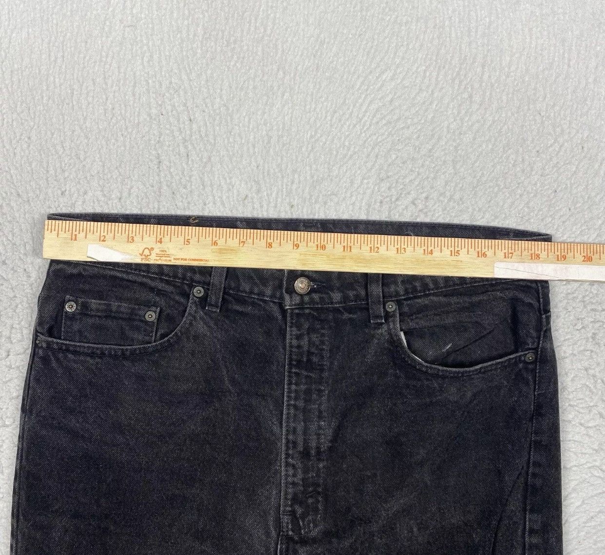 Levi's Vintage Levi 505 Black Denim Jeans USA 38X32 Actual 36X32 Size US 36 / EU 52 - 11 Thumbnail