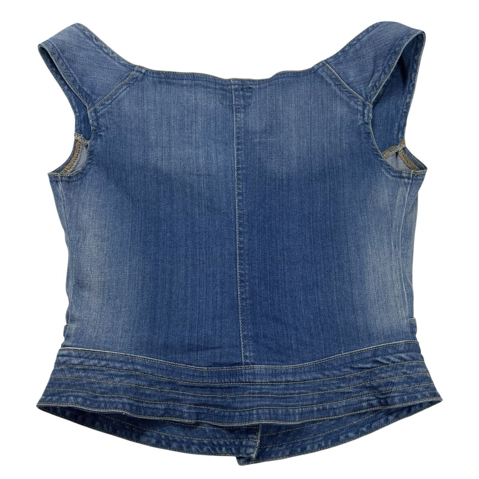 Vivienne Westwood Vivienne Westwood Lee Denim Corset Pannier Blouse Bustier Size L / US 10 / IT 46 - 2 Thumbnail