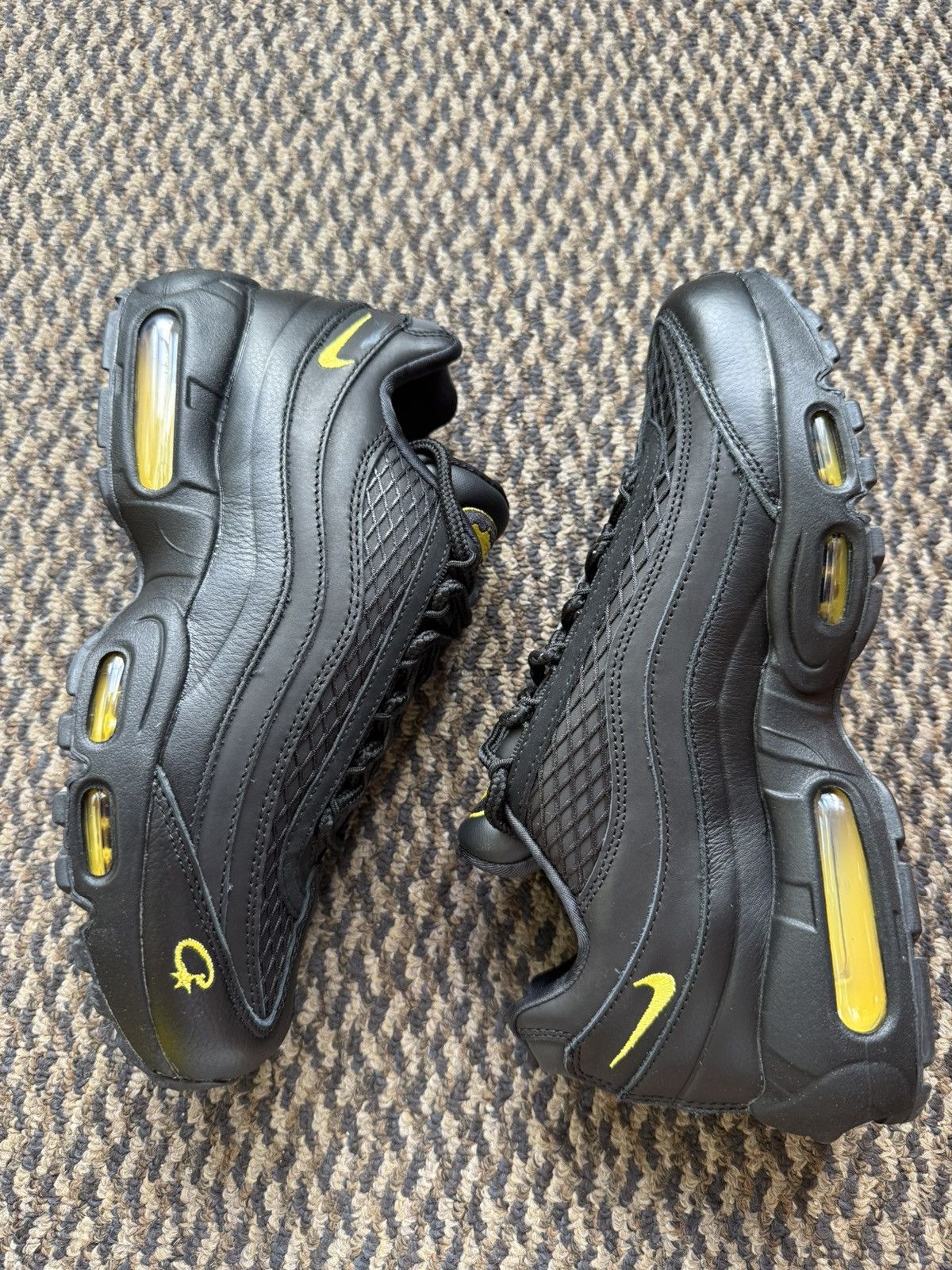 Corteiz × Nike Nike Air Max 95 Corteiz Honey Black Size US 8 / EU 41 - 2 Thumbnail