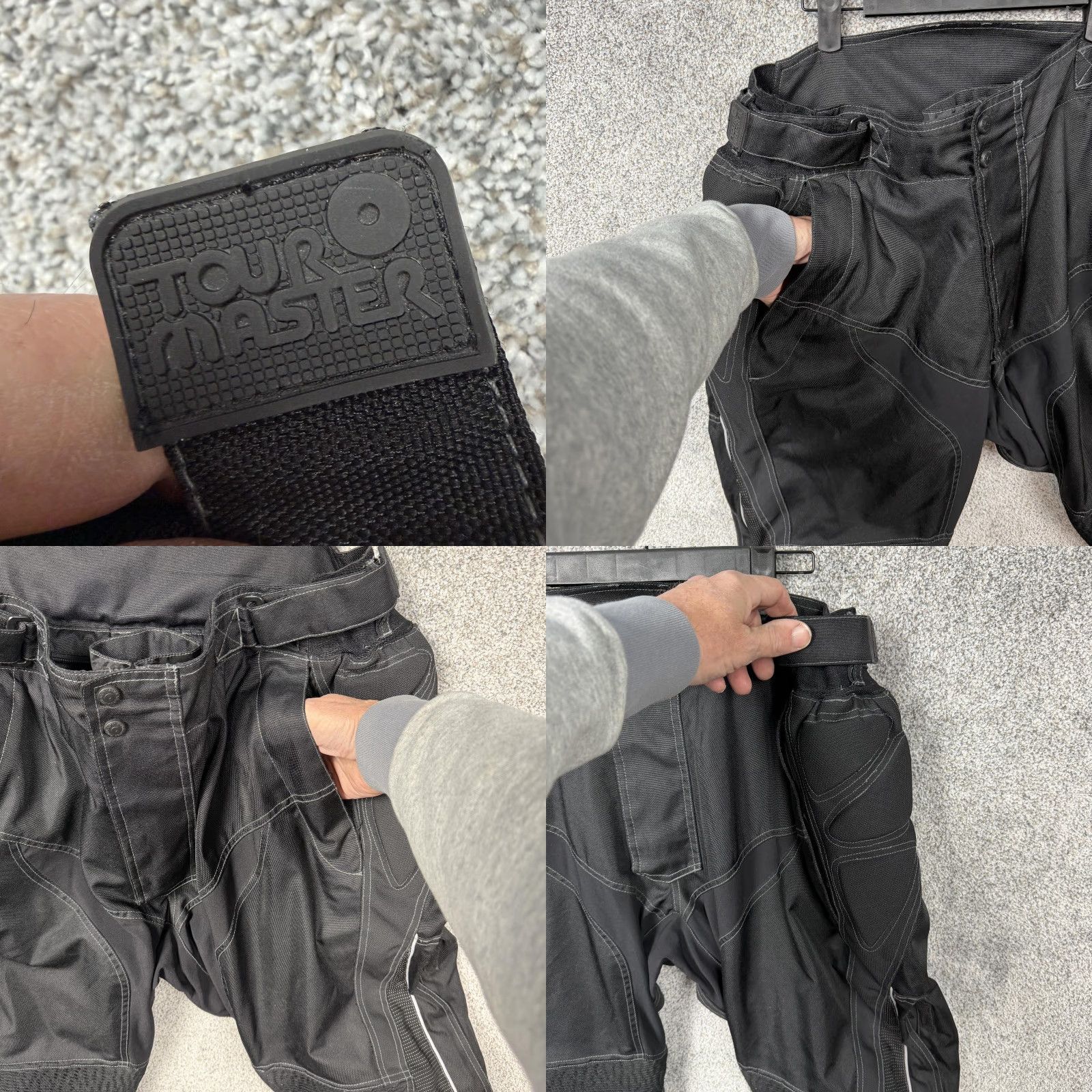 Vintage Tour Master Caliber Pants Mens 38x32 Black Motorcycle Snow Waterproof Insulated Size US 38 / EU 54 - 8 Thumbnail