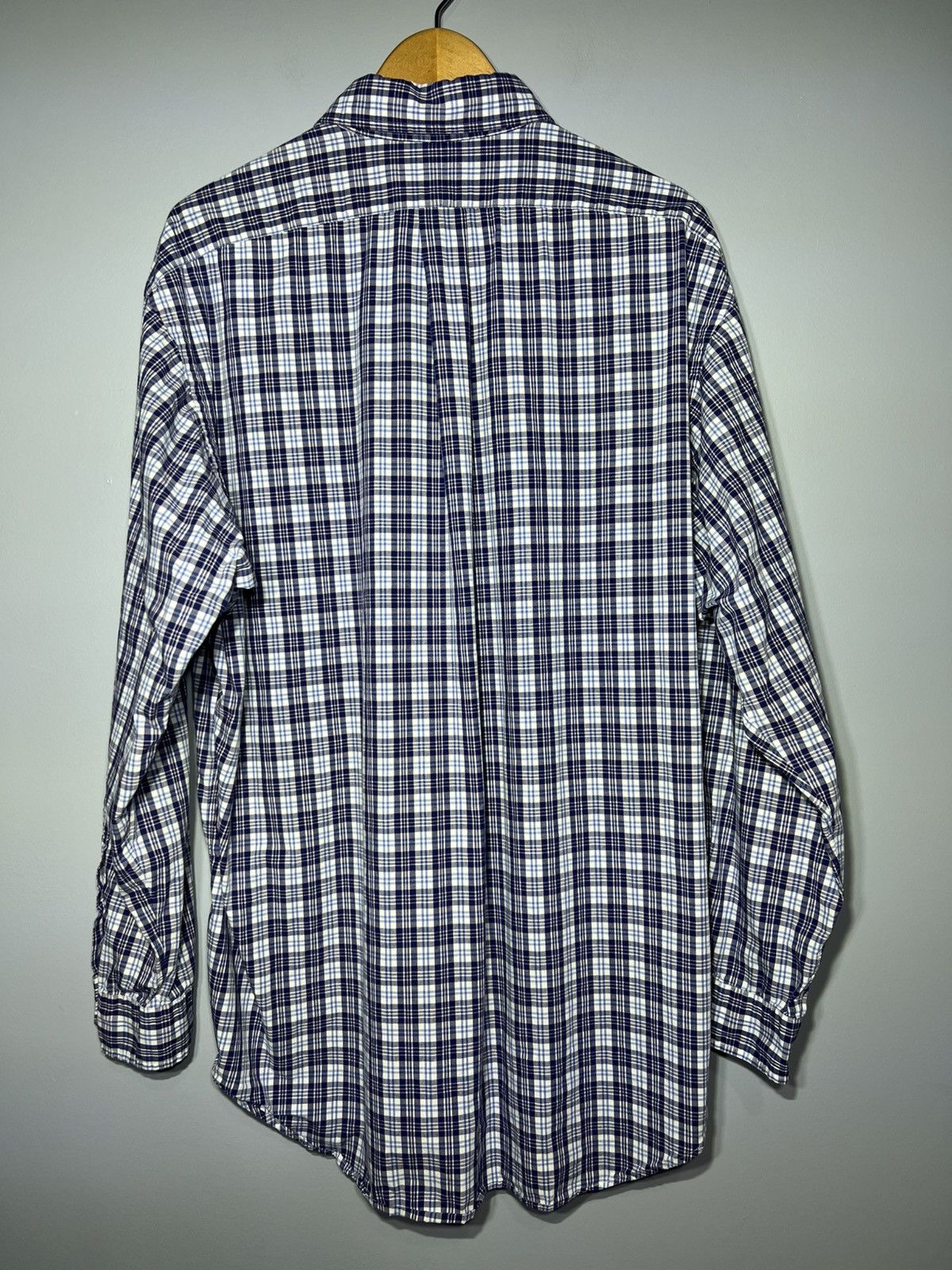 Polo Ralph Lauren Polo Ralph Lauren Blue Plaid Blaire Shirt Sz Large Button Size US L / EU 52-54 / 3 - 4 Thumbnail
