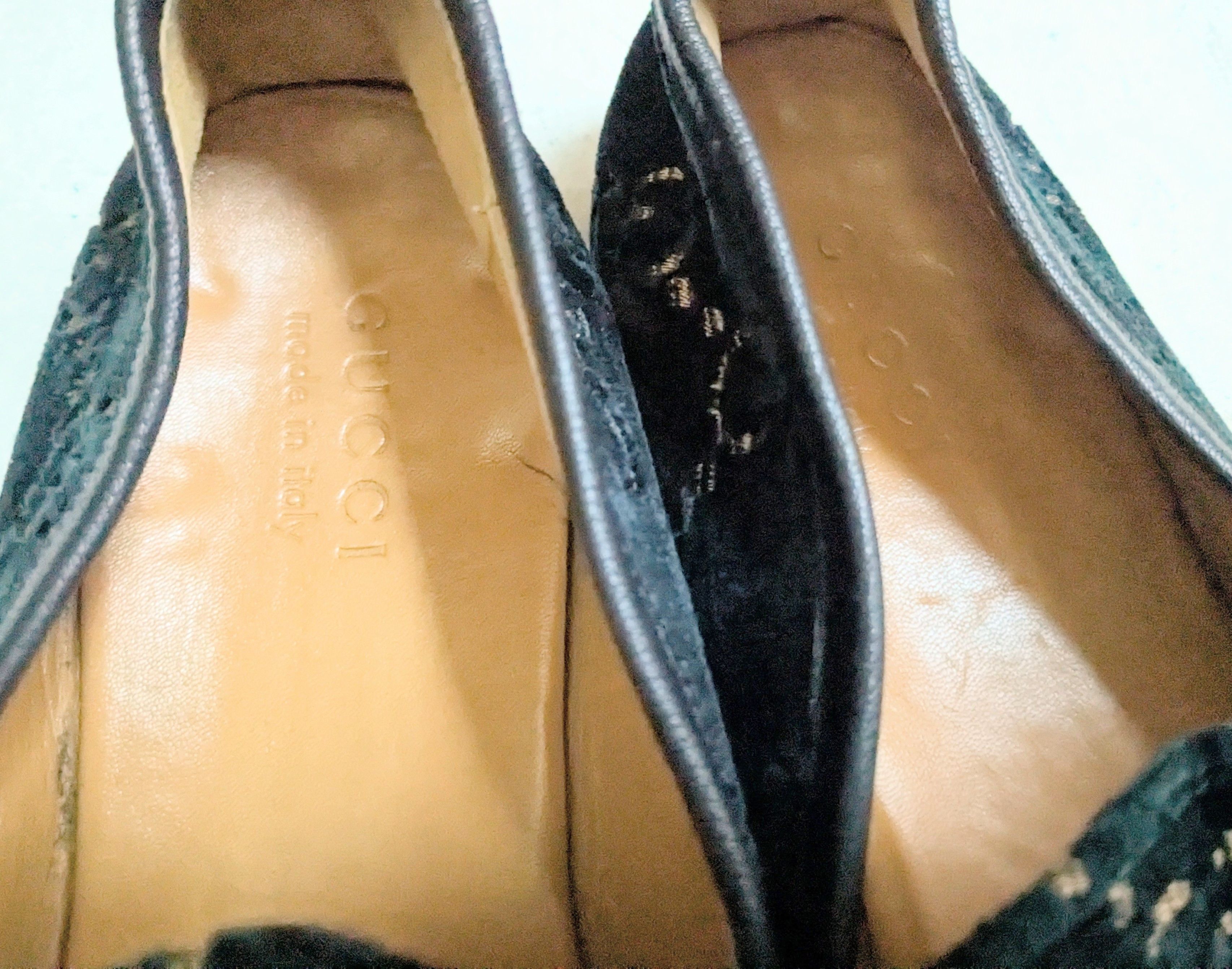 Gucci Gucci Horsebit Loafers Blue Velvet Monogram Logo 10.5 Size US 10.5 / EU 43-44 - 2 Thumbnail