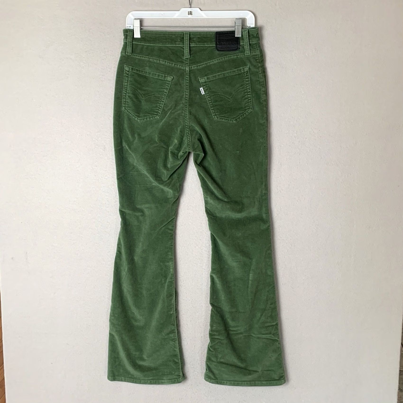Levi's Levi's 726 Flare Velour Pants Women Size 28 Green Premium Y2K Preppy Vintage? Size 28" / US 6 / IT 42 - 2 Thumbnail