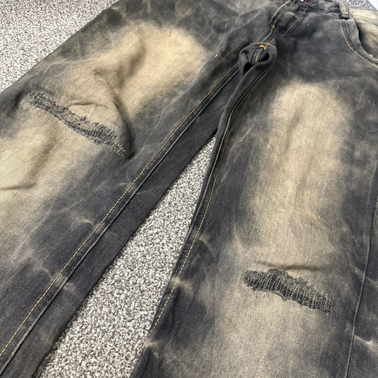 If Six Was Nine 🔥🇯🇵 Avant Garde Distressed Rusty Lucky Punk Jean Size US 32 / EU 48 - 8 Thumbnail