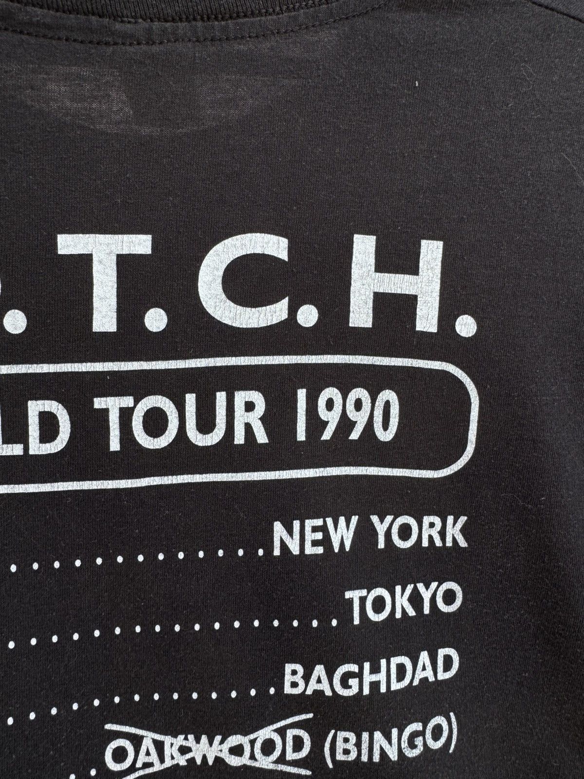 Band Tees Botch 1990 World Tour 90s Vintage T Shirt Tee Band Tees Rock Size US M / EU 48-50 / 2 - 14 Thumbnail