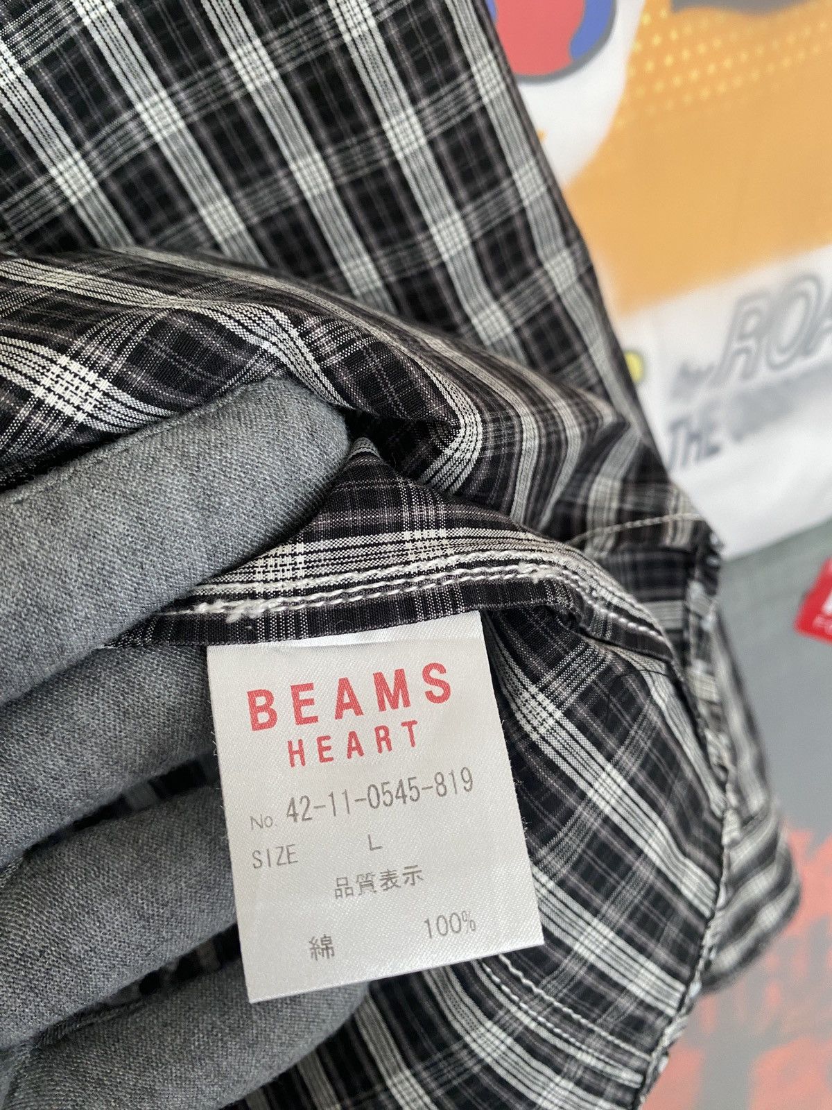 Beams Plus Beams Heart Plaid Polka Dot like Junya Watanabe Size US M / EU 48-50 / 2 - 6 Thumbnail