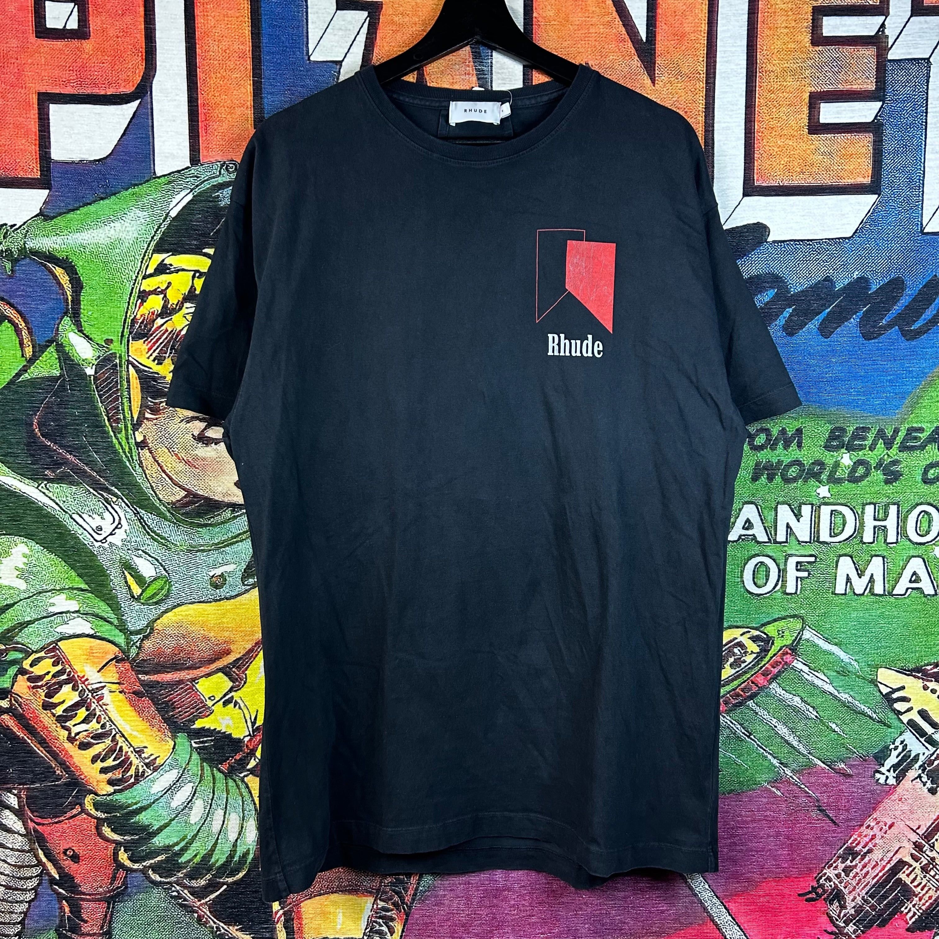 Rhude Rhude Track Logo Tee Size Small Size US S / EU 44-46 / 1 - 1 Thumbnail