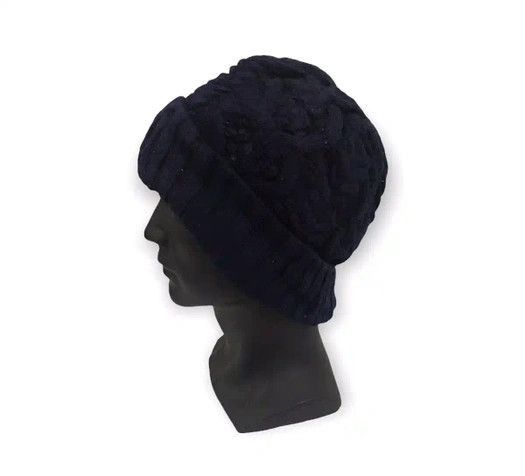 image of Ca4La Plain Knit Beanie Hat, Men's