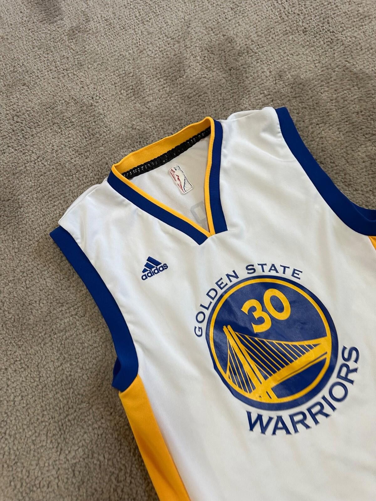 Adidas 2015 ADIDAS Golden State Warriors CURRY #30 Swingman Jersey Size US S / EU 44-46 / 1 - 4 Thumbnail