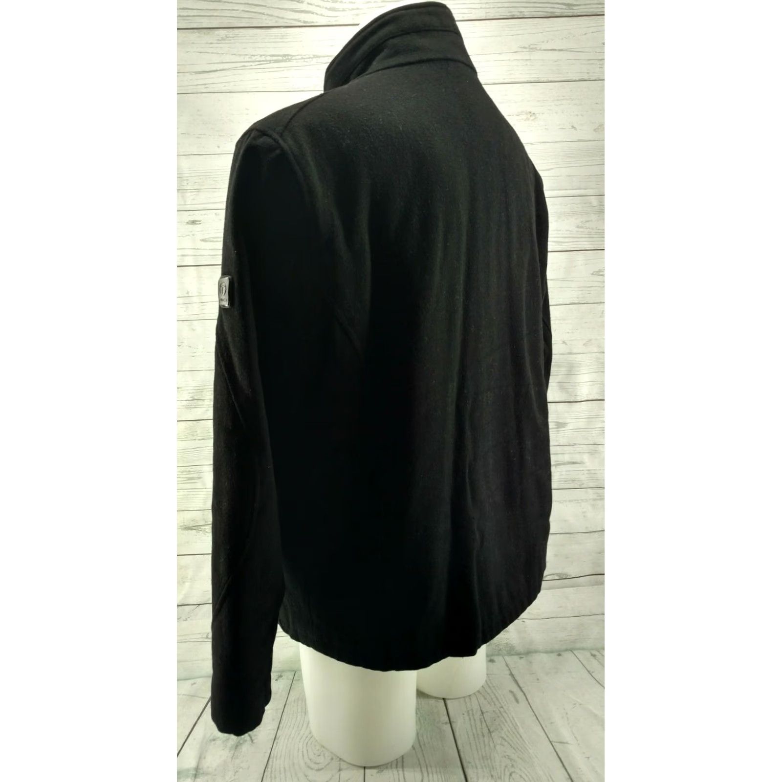 Tumi TUMI T-Tech Black Wool Blend Jacket Size L Mens Wool Jacket TTech Water Resistant Regular Size US L / EU 52-54 / 3 - 7 Thumbnail