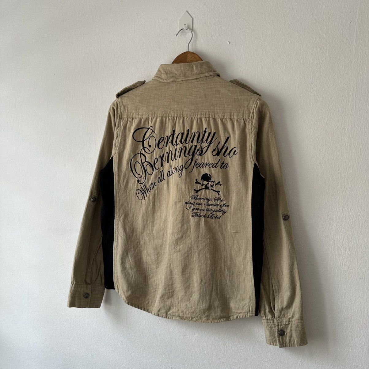 BERNINGS SHO Bernings Sho Black Label Skull Button Shirt Size US M / EU 48-50 / 2 - 3 Thumbnail