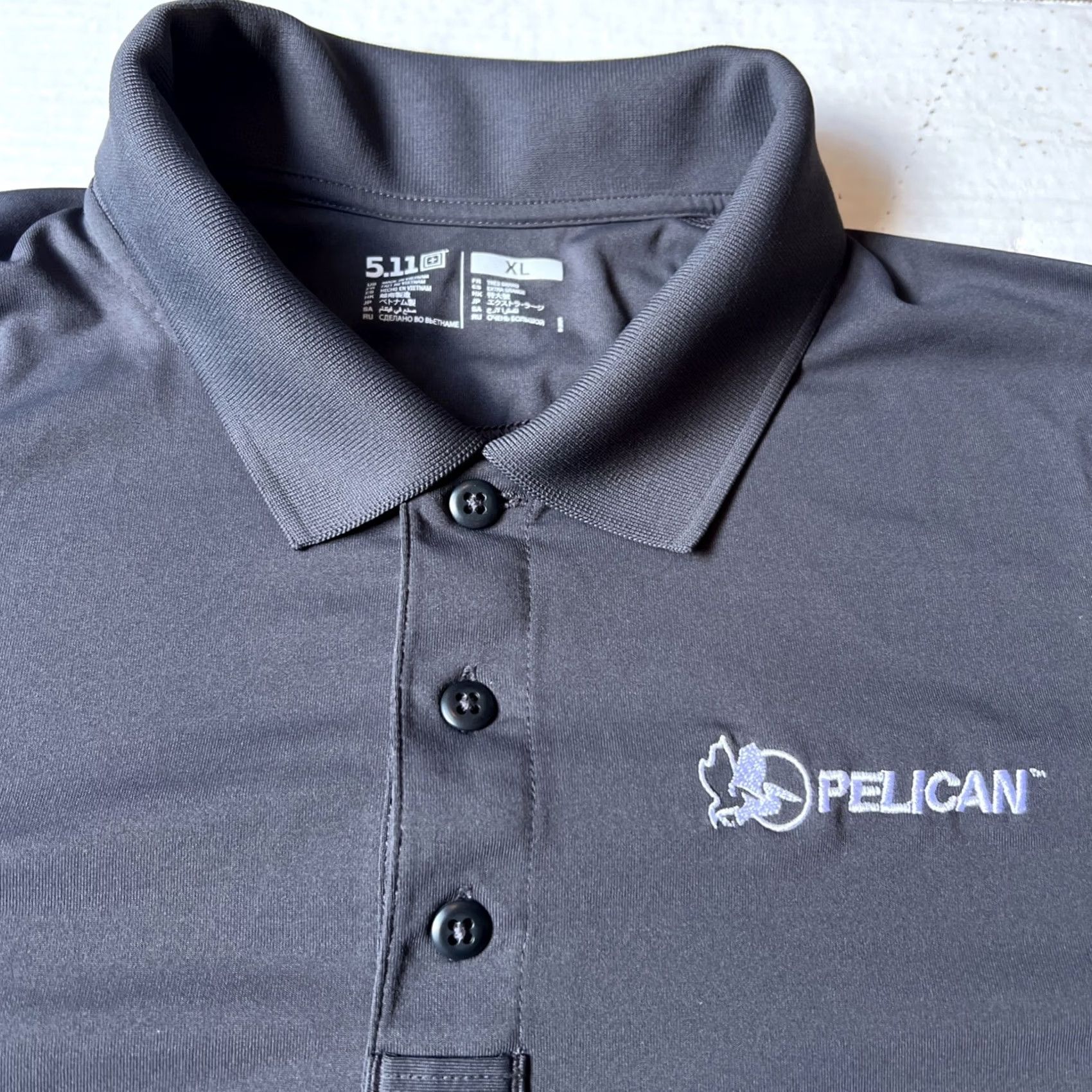 Vintage 5.11 Tactical Polo Shirt Adult Gray XL Regular Short Sleeve Logo Pelican Case Crewneck/Collar Polo Shirt Men Size US XL / EU 56 / 4 - 2 Thumbnail