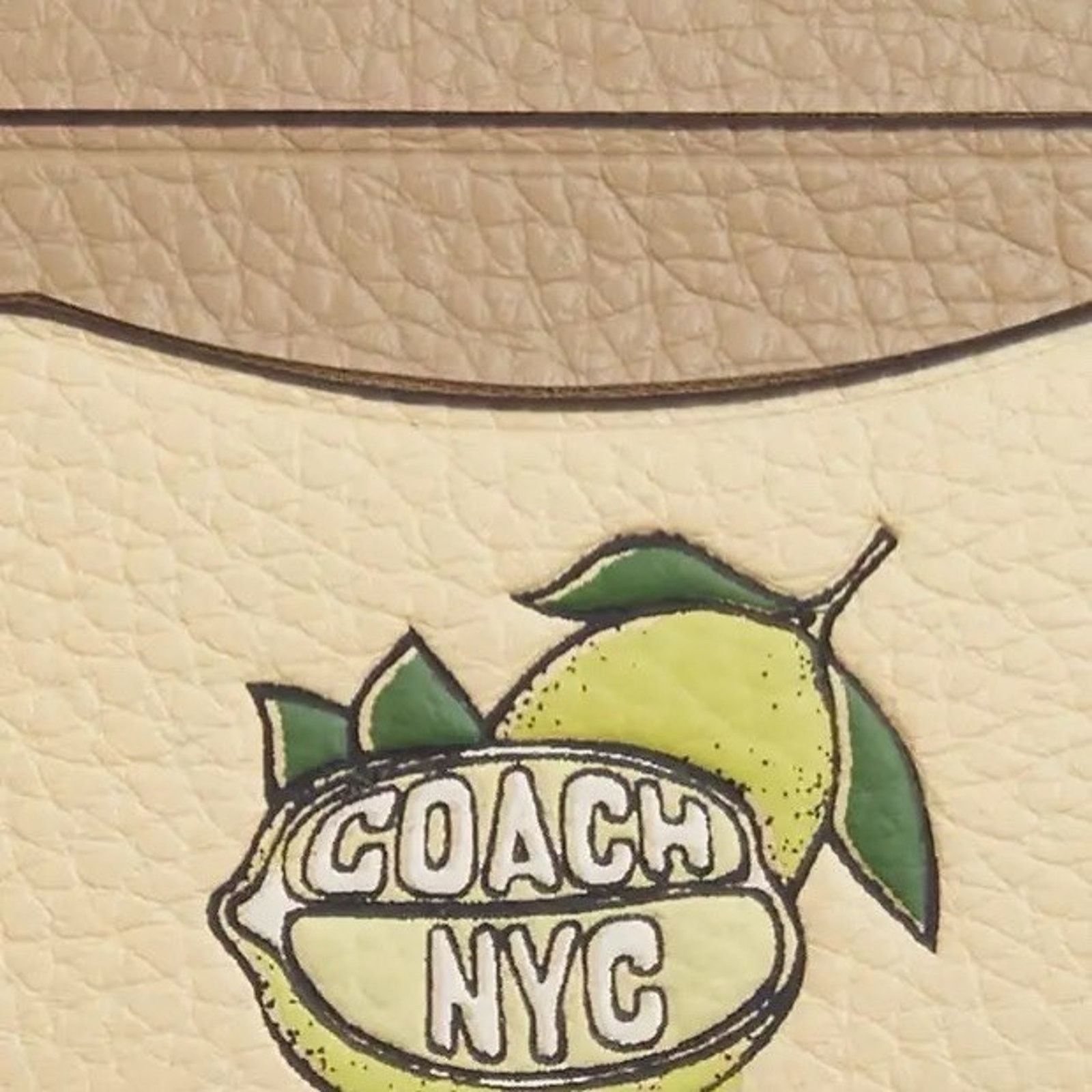 Coach NWT Coach CAT71 Slim Id Card Case Lemon Silver/Moonlight Size ONE SIZE - 6 Thumbnail