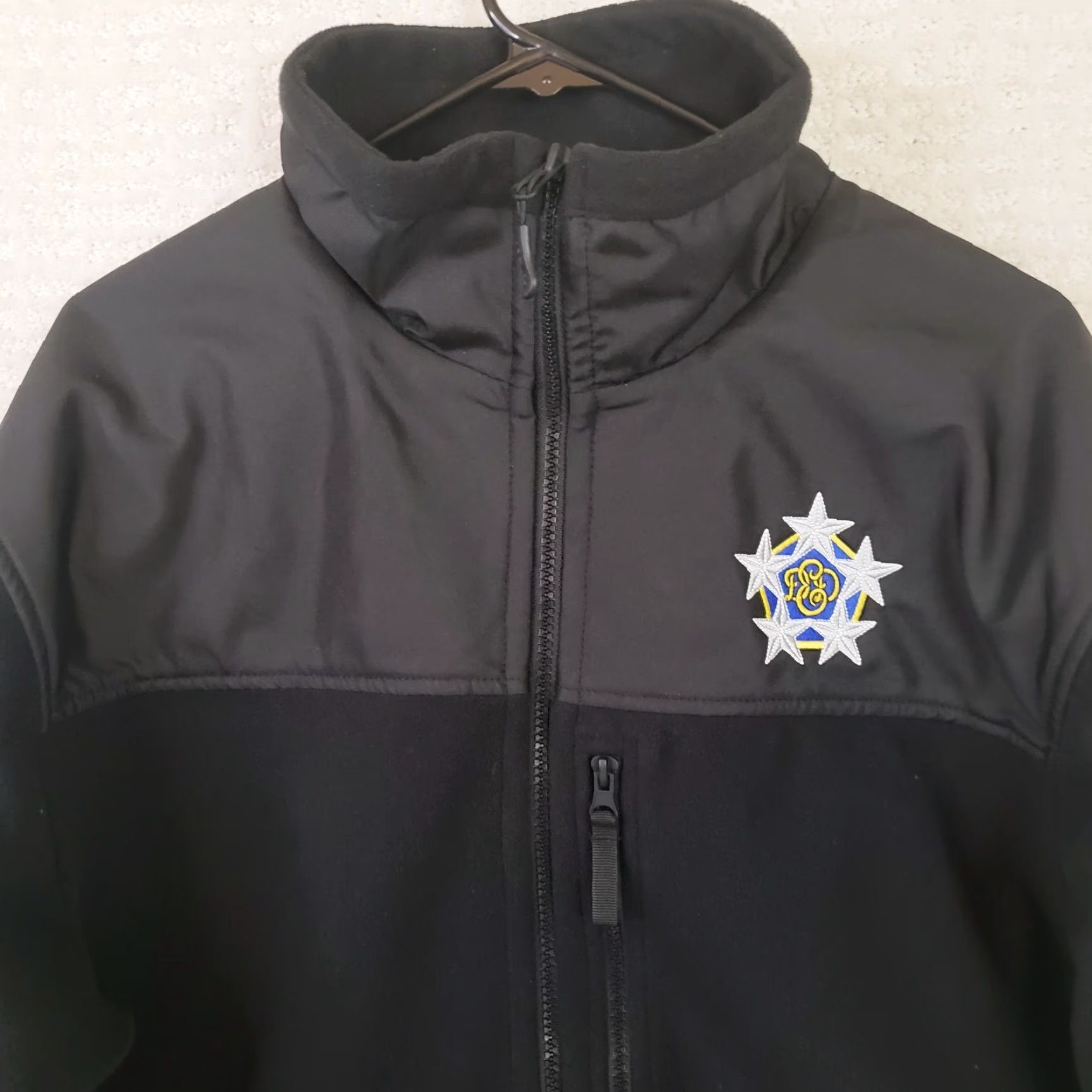 Vintage Condor Alpha Micro Fleece Jacket XL Black Military Jacket Mens Stand-Up Collar Zip Full Zip Patches Chest Logo Size US XL / EU 56 / 4 - 3 Thumbnail