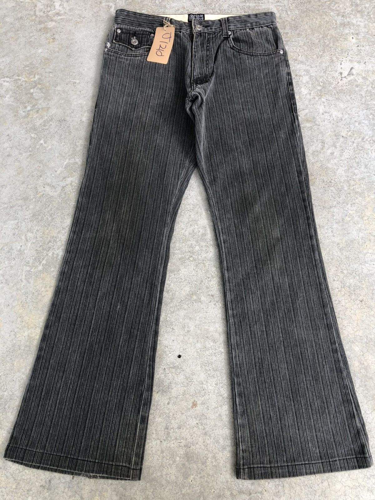 If Six Was Nine Japanese Barcedos Flared Jeans Distressed Denim Hickory Size US 30 / EU 46 - 1 Thumbnail