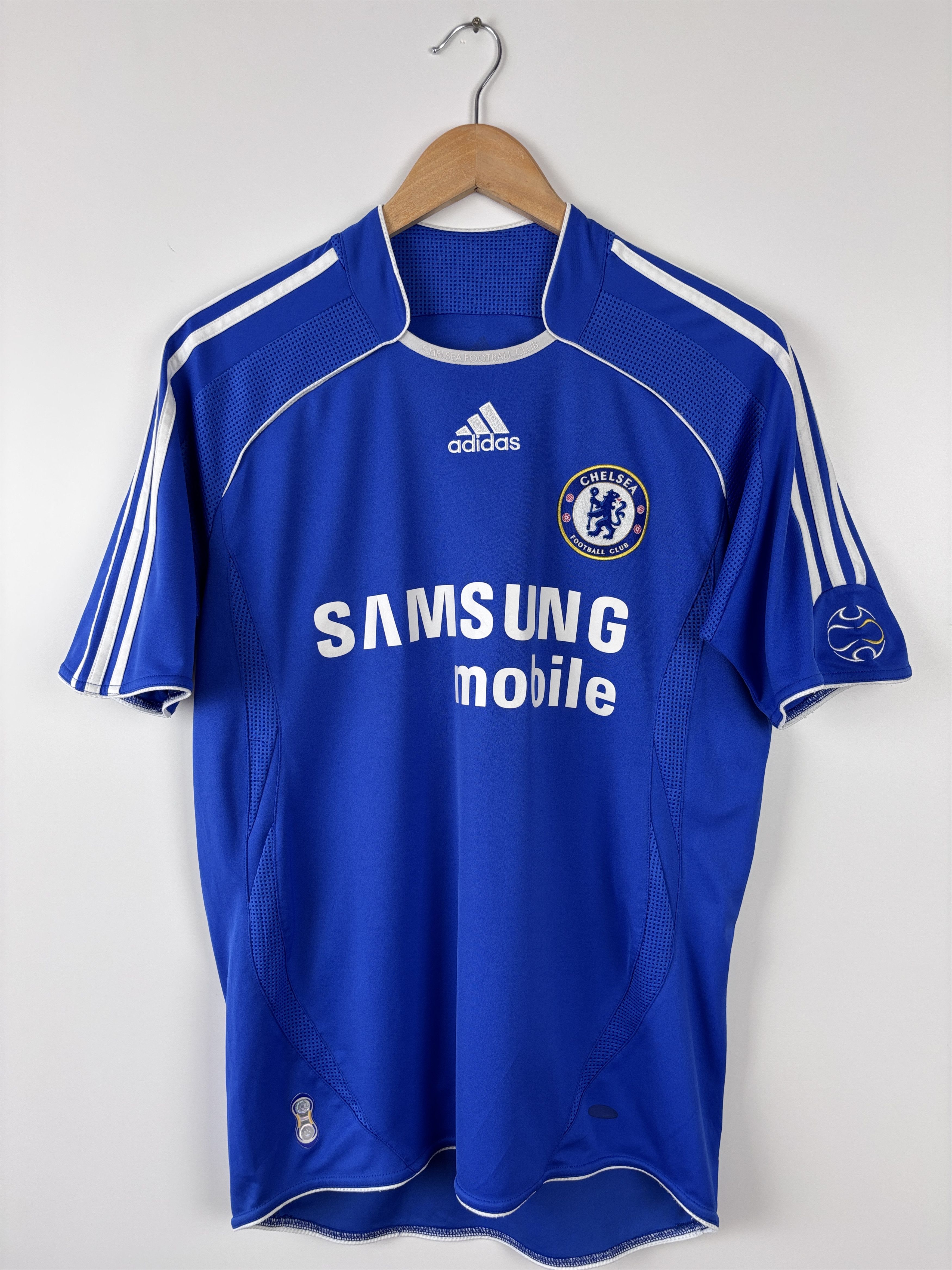 Chelsea 2006-08 Home Football Shirt Adidas Jersey Size S