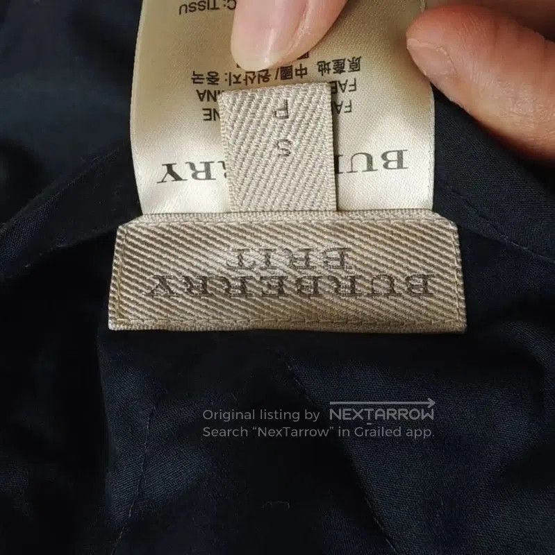 Burberry Burberry Black Cotton Women's Jacket. Size S / US 4 / IT 40 - 3 Thumbnail