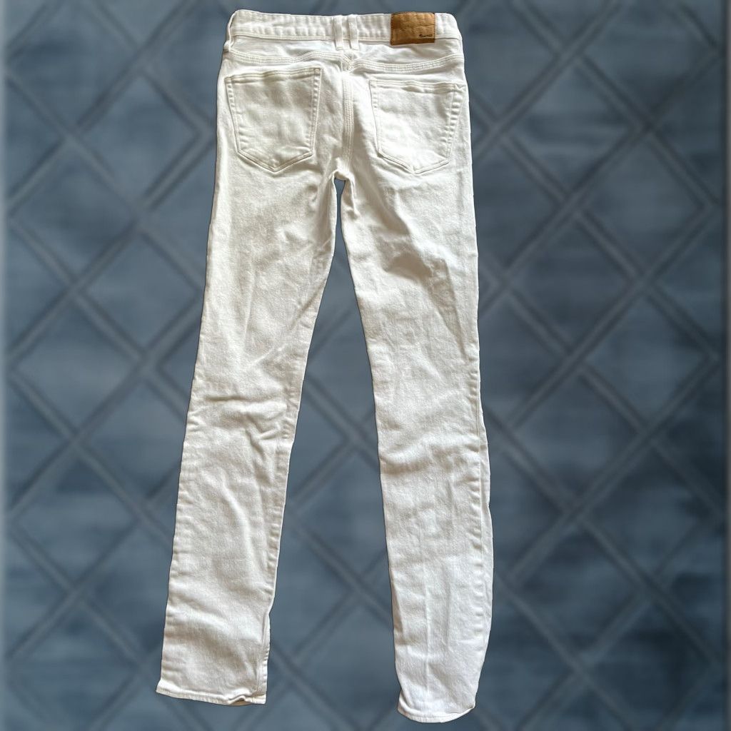 Madewell Madewell White Rail Straight Leg Denim Jeans Women Sz 24x32 Size 42" / US 20 - 1 Thumbnail