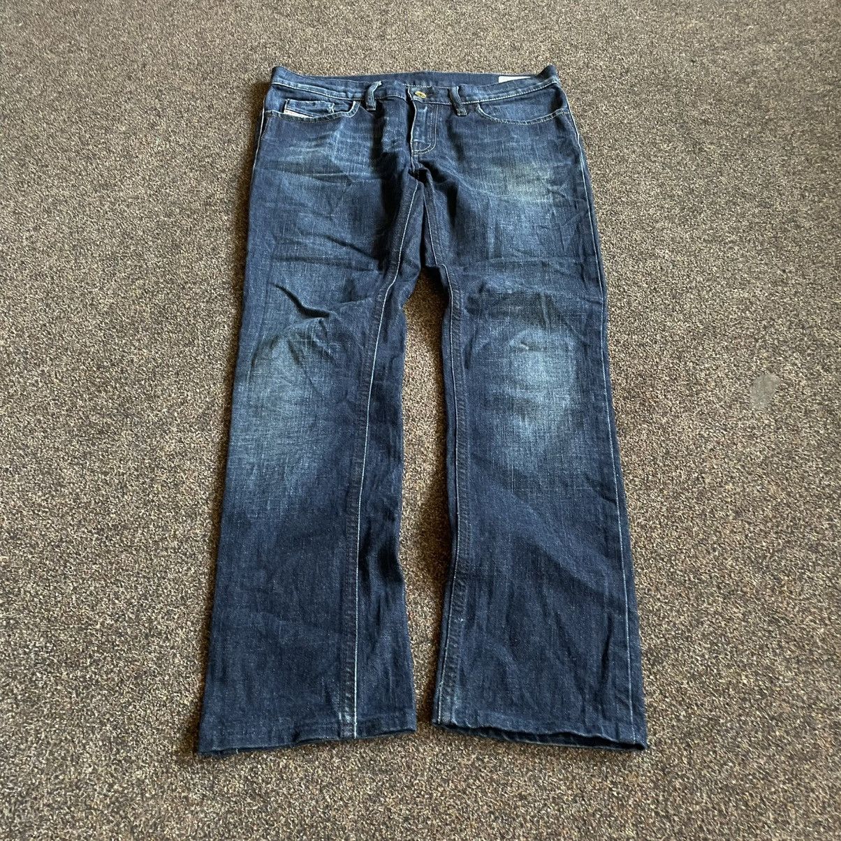 Vintage Vintage Y2K Diesel Distressed Baggy Jeans Streetwear Logo 28 Size 28" / US 6 / IT 42 - 2 Thumbnail
