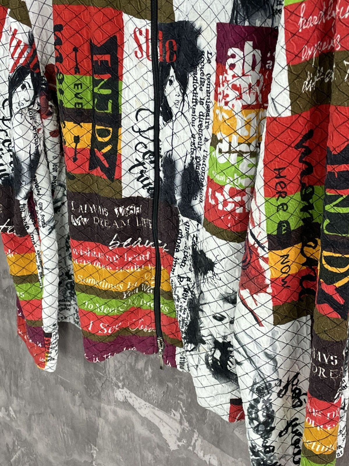 Hysteric Glamour × If Six Was Nine × Vintage Vintage John Galliano Y2K Glamour Zip Sweater Size M / US 6-8 / IT 42-44 - 10 Thumbnail