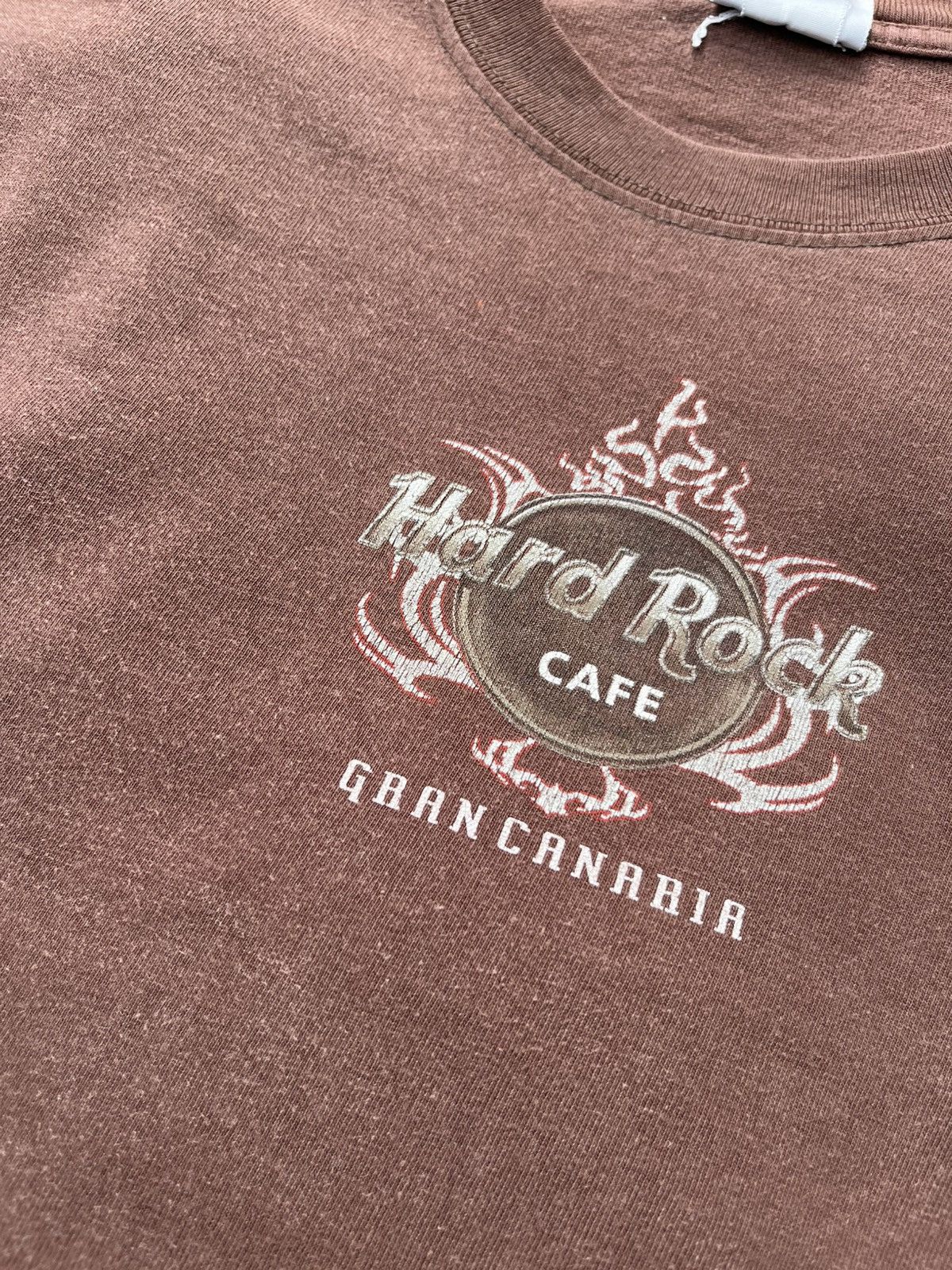 Hard Rock Cafe × Japanese Brand Vintage Hard Rock Cafe Gran Canaria washed dragon y2k tee Size US L / EU 52-54 / 3 - 11 Thumbnail
