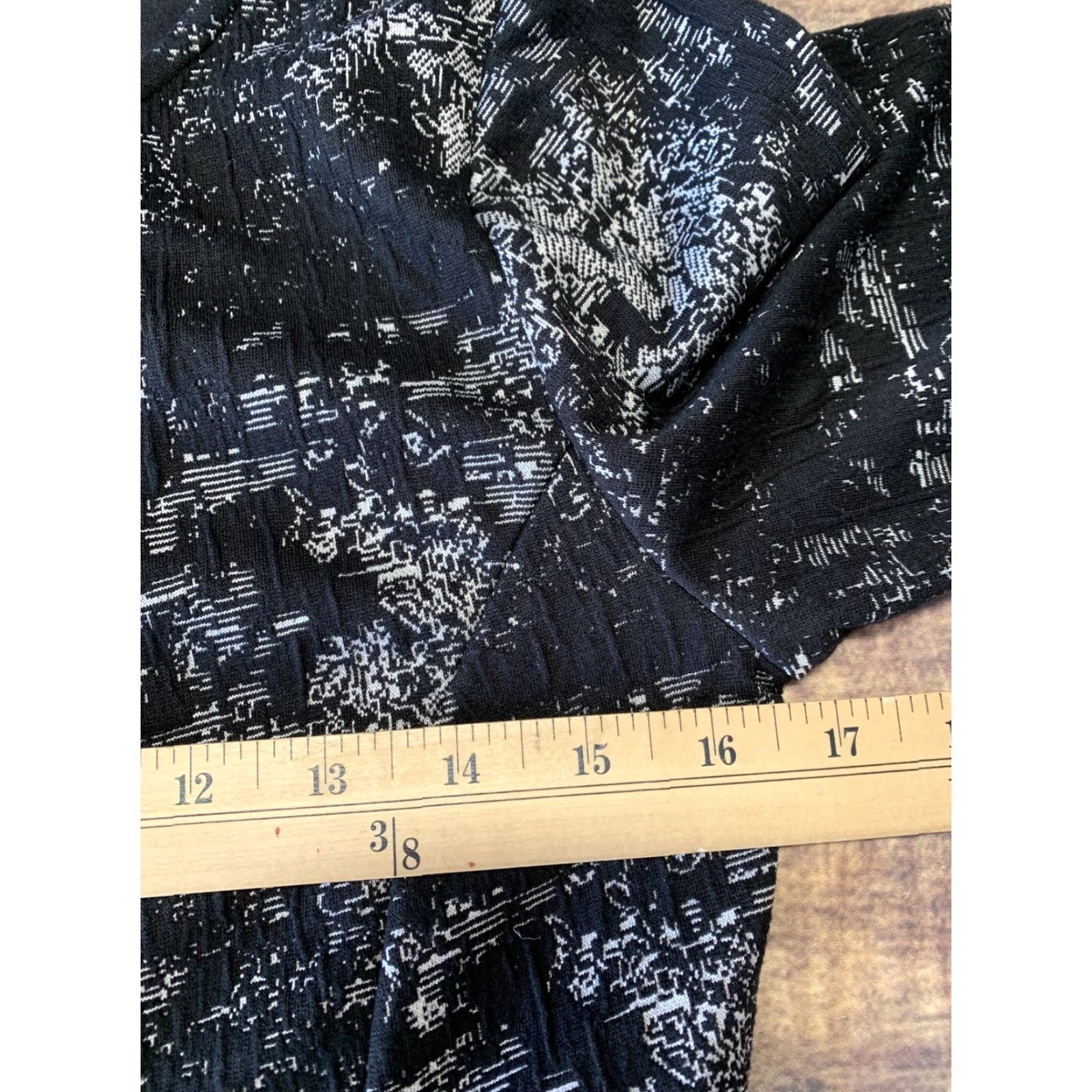 Vintage Ronni Nicole Dress Woman's Black White Short Sleeve Pullover Size 6 Knee Length Casual Vintage? Size M / US 6-8 / IT 42-44 - 6 Thumbnail