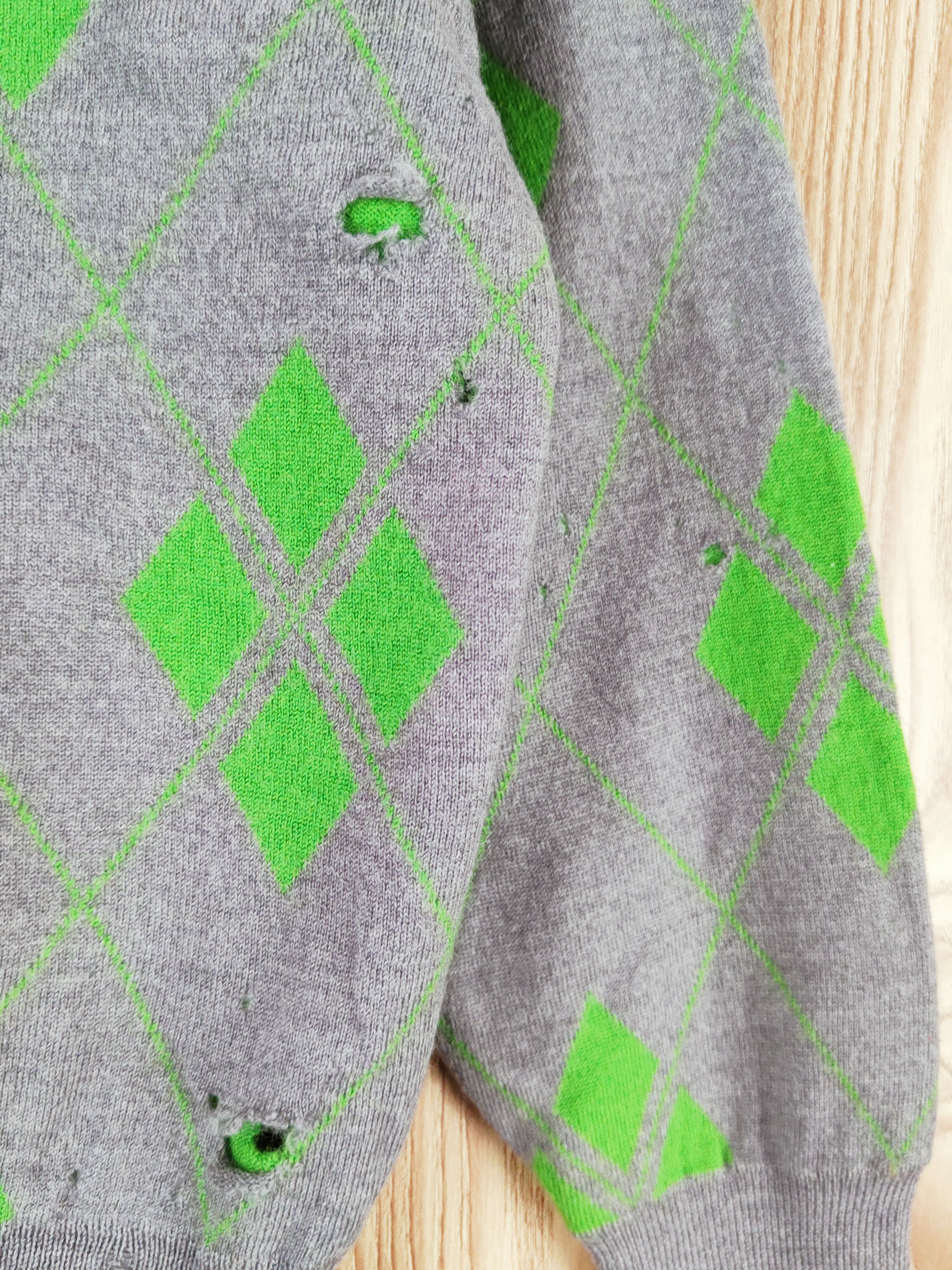 Christian Dior Monsieur Christian Dior Sports ripped Knitwear Sweatshirts #W740 Size S / US 4 / IT 40 - 13 Thumbnail
