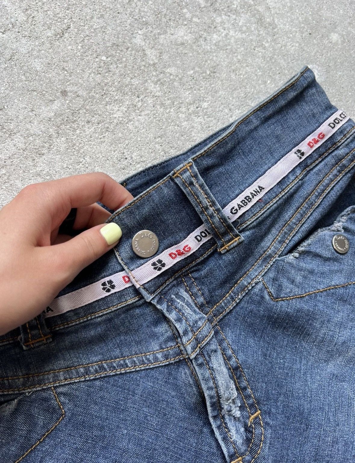 Dolce & Gabbana Vintage Dolce&Gabbana Denim Skirt Size 30" / US 8 / IT 44 - 4 Thumbnail