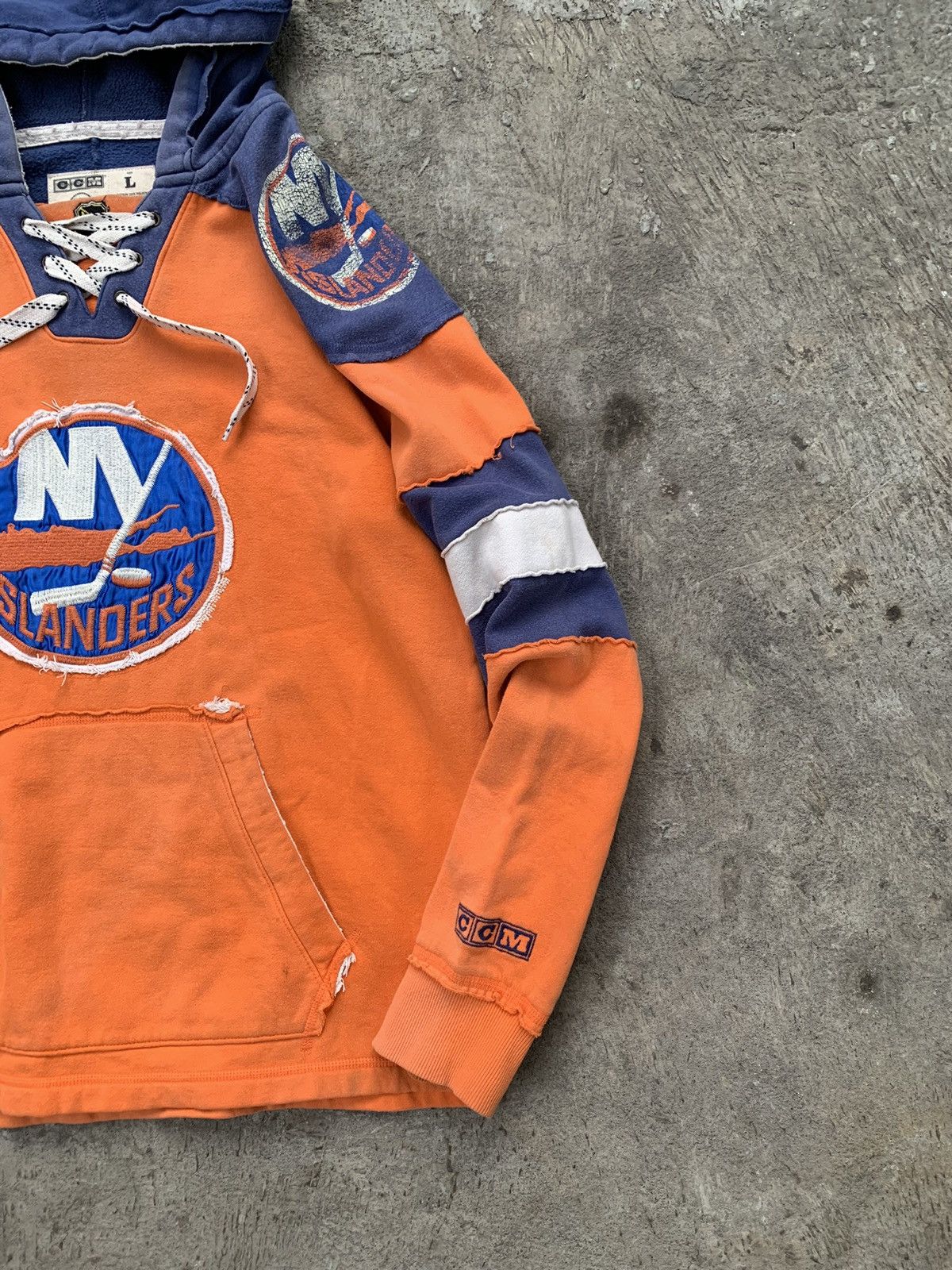 NHL Vintage 90s NHL NY Islanders Jersey Hoodie Size US XL / EU 56 / 4 - 3 Thumbnail