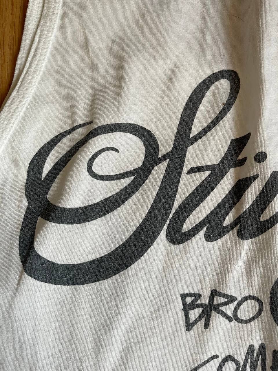 Japanese Brand × Stussy Stussy Tour Big Logo Tank Top Shirt Size US M / EU 48-50 / 2 - 15 Thumbnail