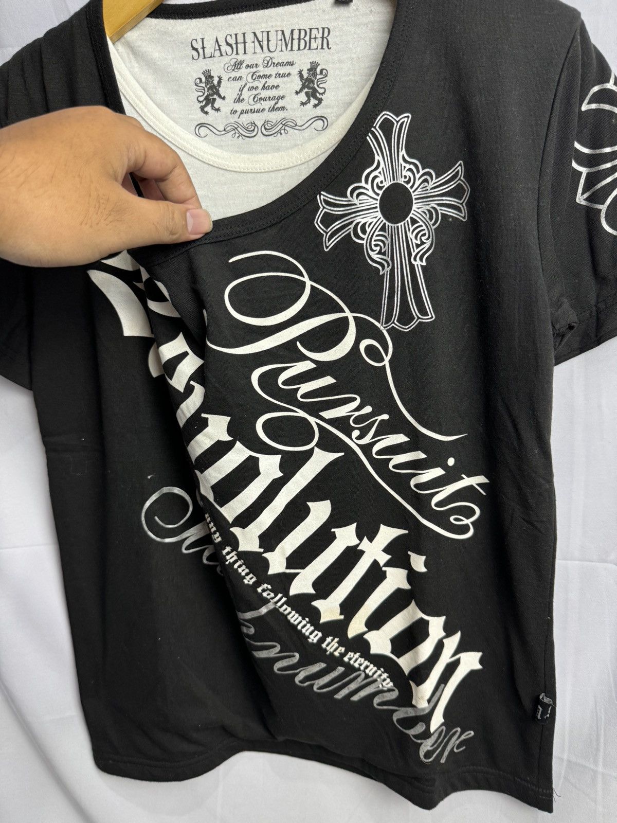 If Six Was Nine double layer poem crosses slash number japan brand Size US M / EU 48-50 / 2 - 3 Thumbnail