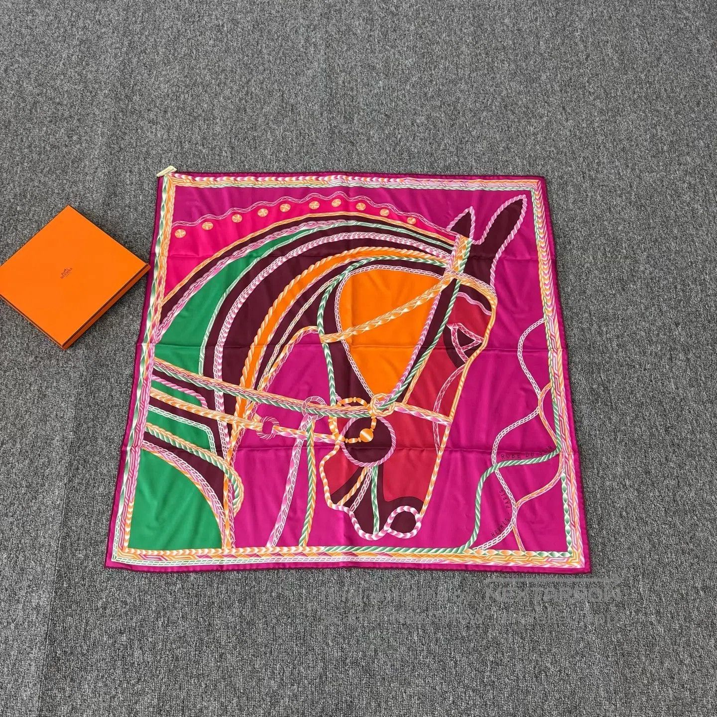 Hermes Hermes Equestrian Horse Scarf| Size ONE SIZE - 1 Thumbnail