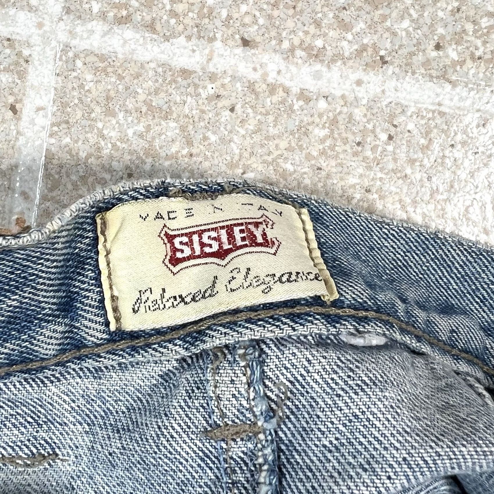 Sisley VINTAGE Sisley Denim Skirt Skirt Knee Length Blue Women 2 Regular Denim Pencil Straight Womens Size 26" / US 2 / IT 38 - 5 Thumbnail