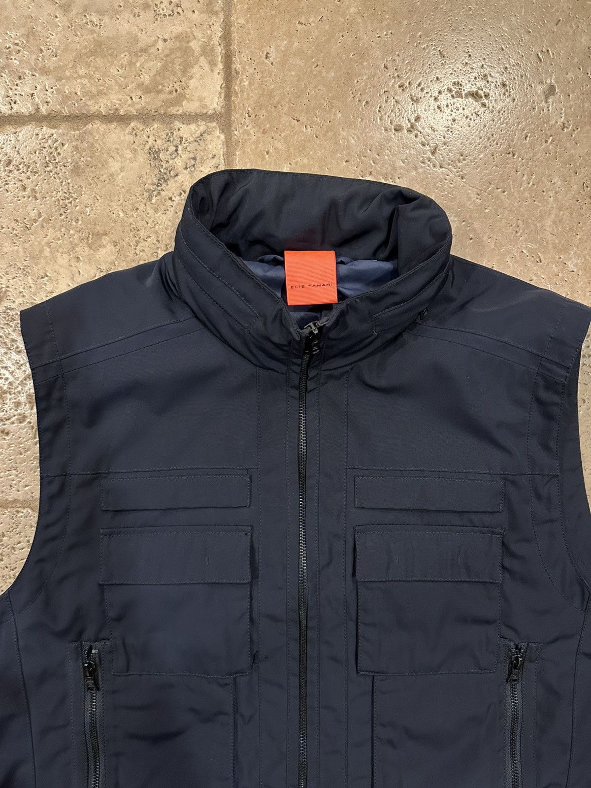Elie Tahari Elie Tahari Dark Navy Technical Cargo Utility Vest Size US L / EU 52-54 / 3 - 5 Thumbnail