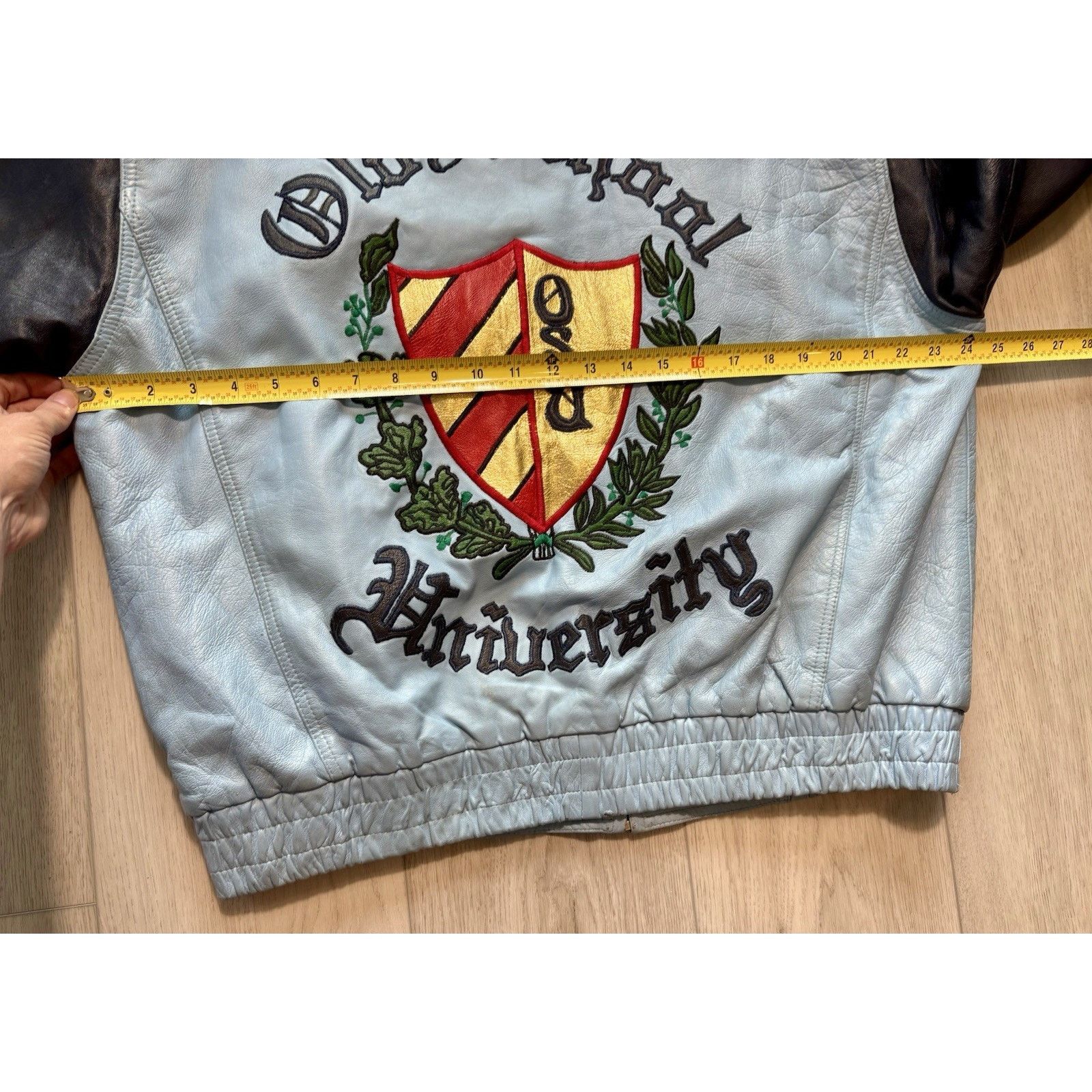 Leather VTG 90s Old School University Streetwear XL Leather Jacket Size US XL / EU 56 / 4 - 20 Thumbnail