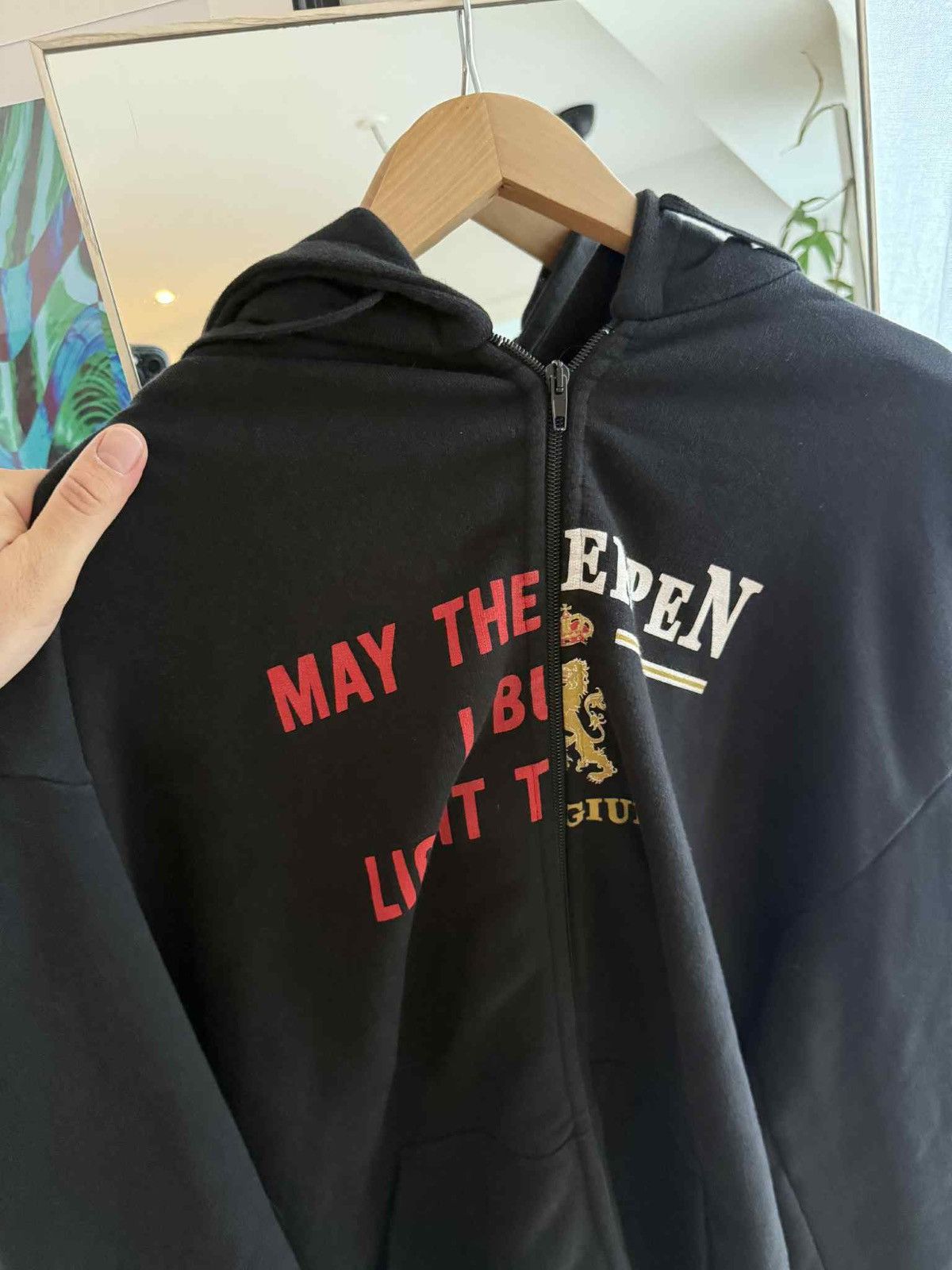 Vetements AW17 May the Bridges MTB Zip Exclusive Hoodie | Grailed