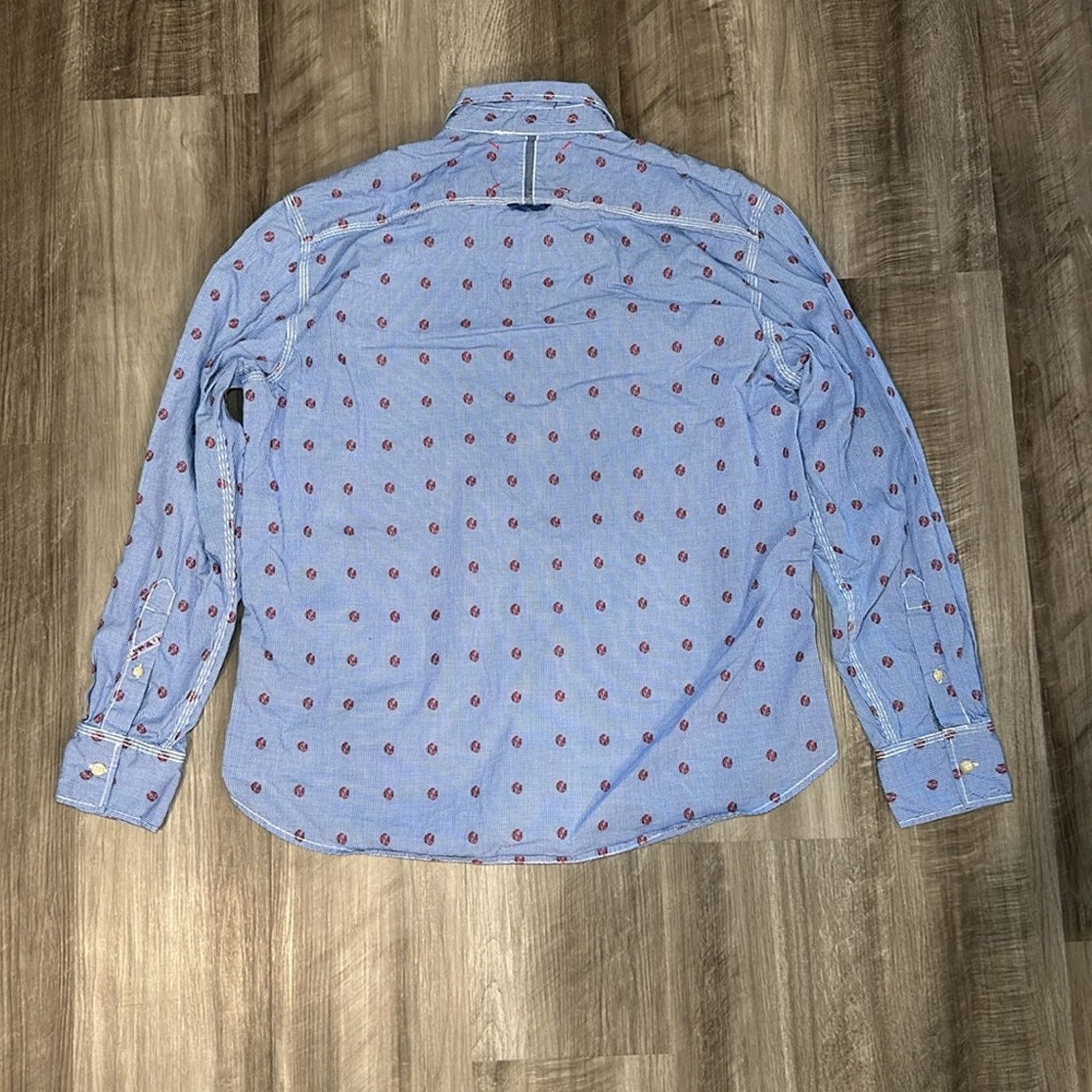 Robert Graham Robert Graham Jeans Tailored Fit Long Sleeve - Large Size US L / EU 52-54 / 3 - 3 Thumbnail