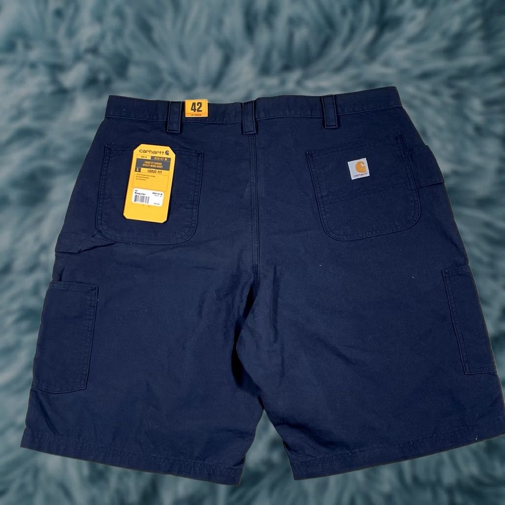 Carhartt Carhartt Cargo Shorts Men B147 NVY Navy Blue Cotton Size 42 Regular 10 Inseam Size US 42 / EU 58 - 1 Thumbnail
