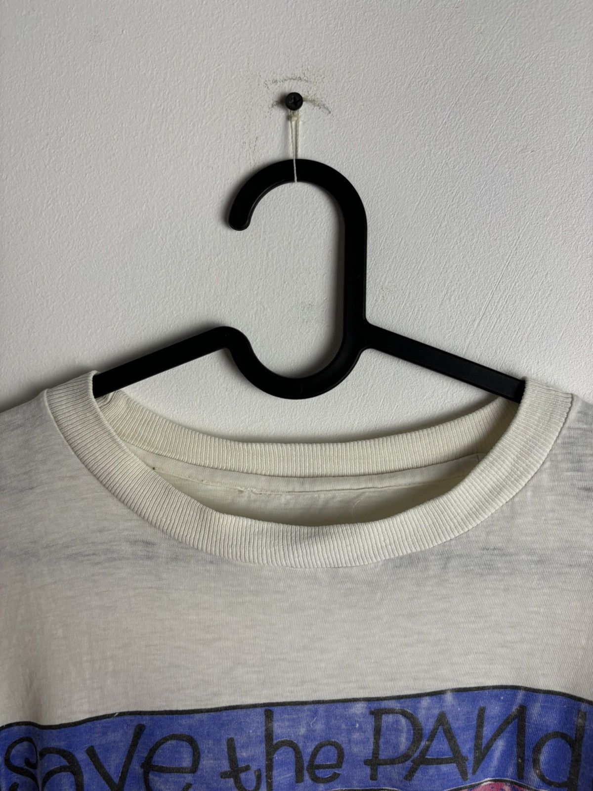 Vintage Rare Vintage 80s Save the Panda Boxy Graphic Tee Size US XL / EU 56 / 4 - 6 Thumbnail