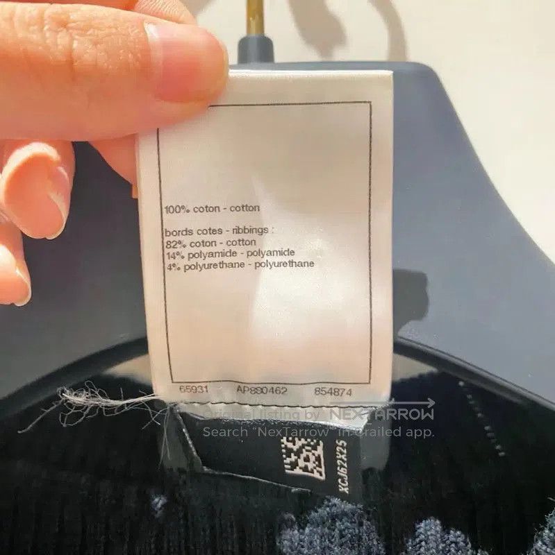 Chanel Chanel Black Cotton Short Sleeve Top . Size XS / US 0-2 / IT 36-38 - 4 Thumbnail