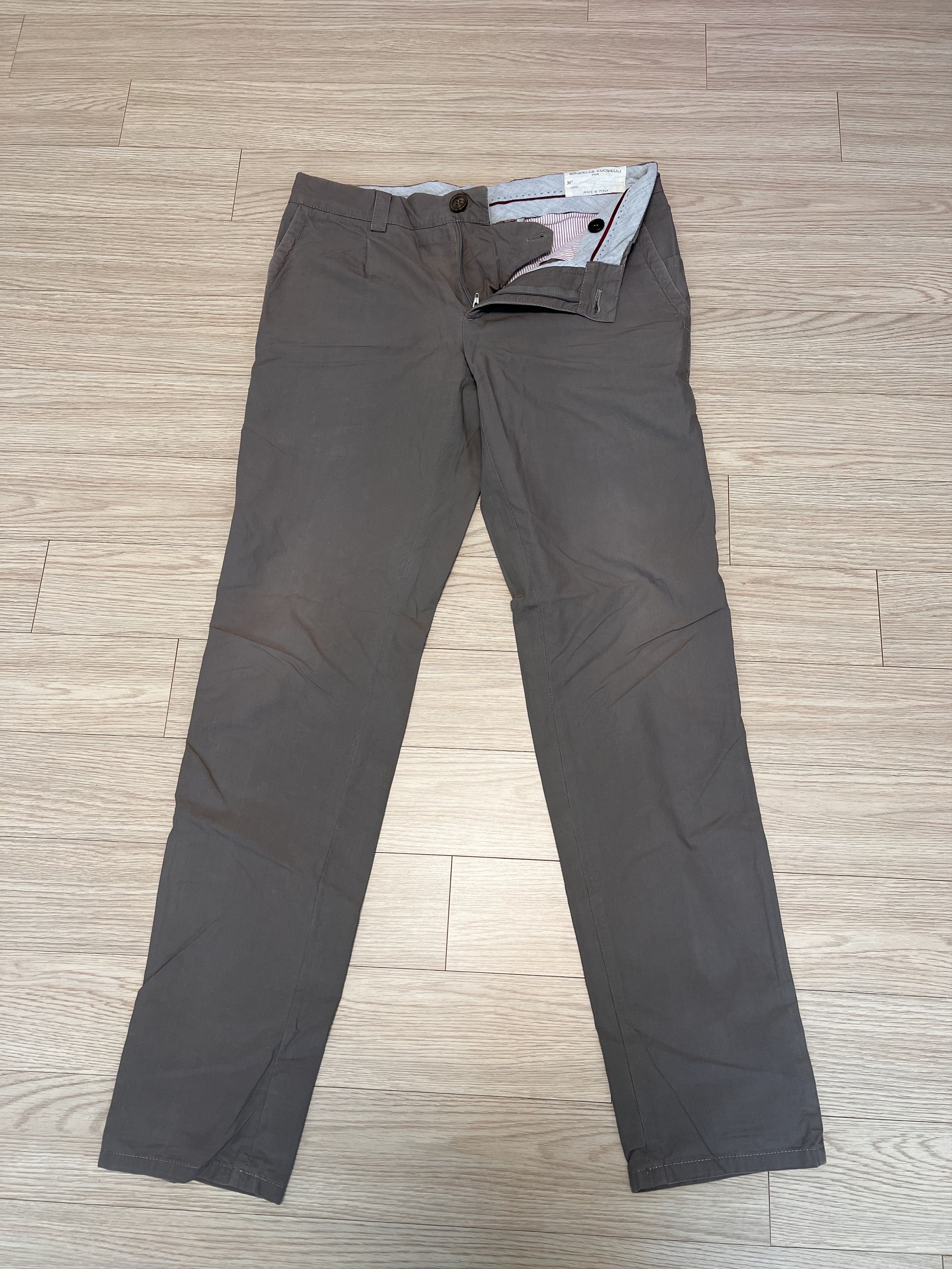 image of Brunello Cucinelli Cotton Pants in Red Bean, Men's (Size 30)