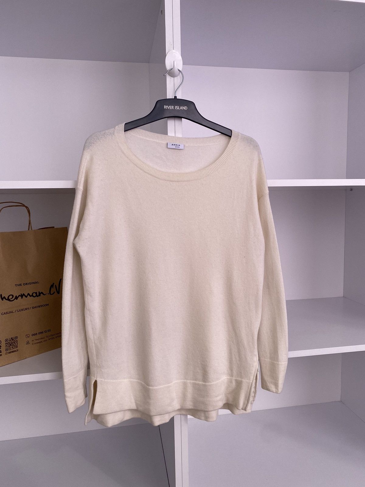 Akris × Designer × Vintage Vintage Akris Women’s Sweater Size L / US 10 / IT 46 - 4 Thumbnail